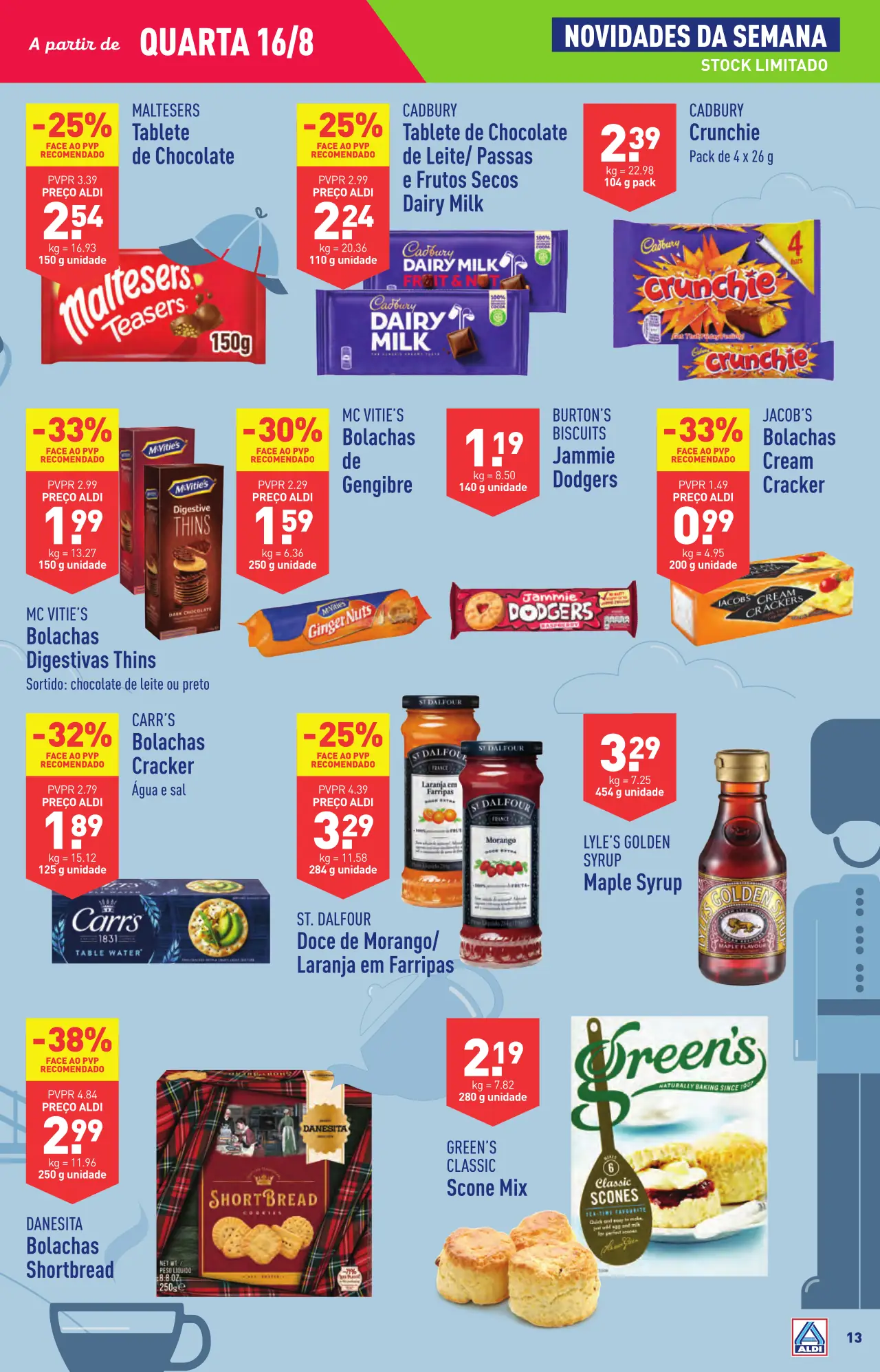 Antevis&atilde;o Folheto ALDI (16 a 22 agosto)