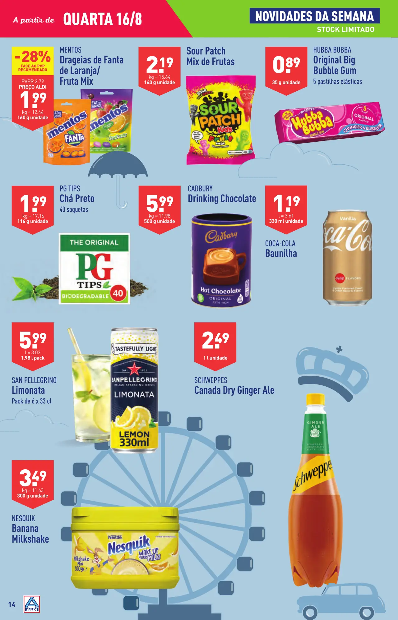 Antevis&atilde;o Folheto ALDI (16 a 22 agosto)