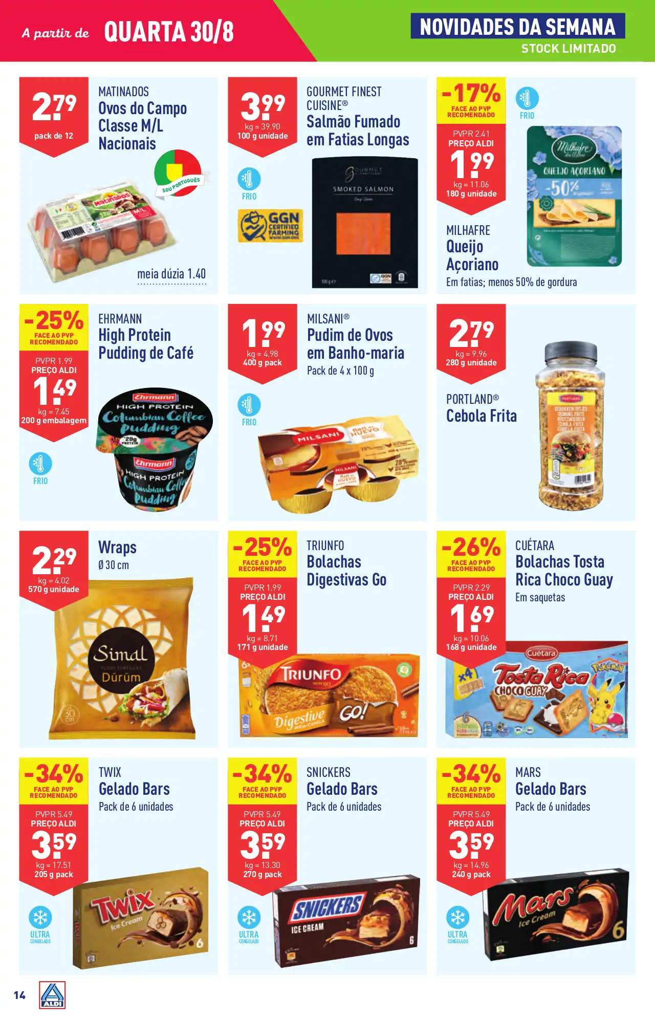 Antevis&atilde;o Folheto ALDI (30 agosto a 5 setembro)