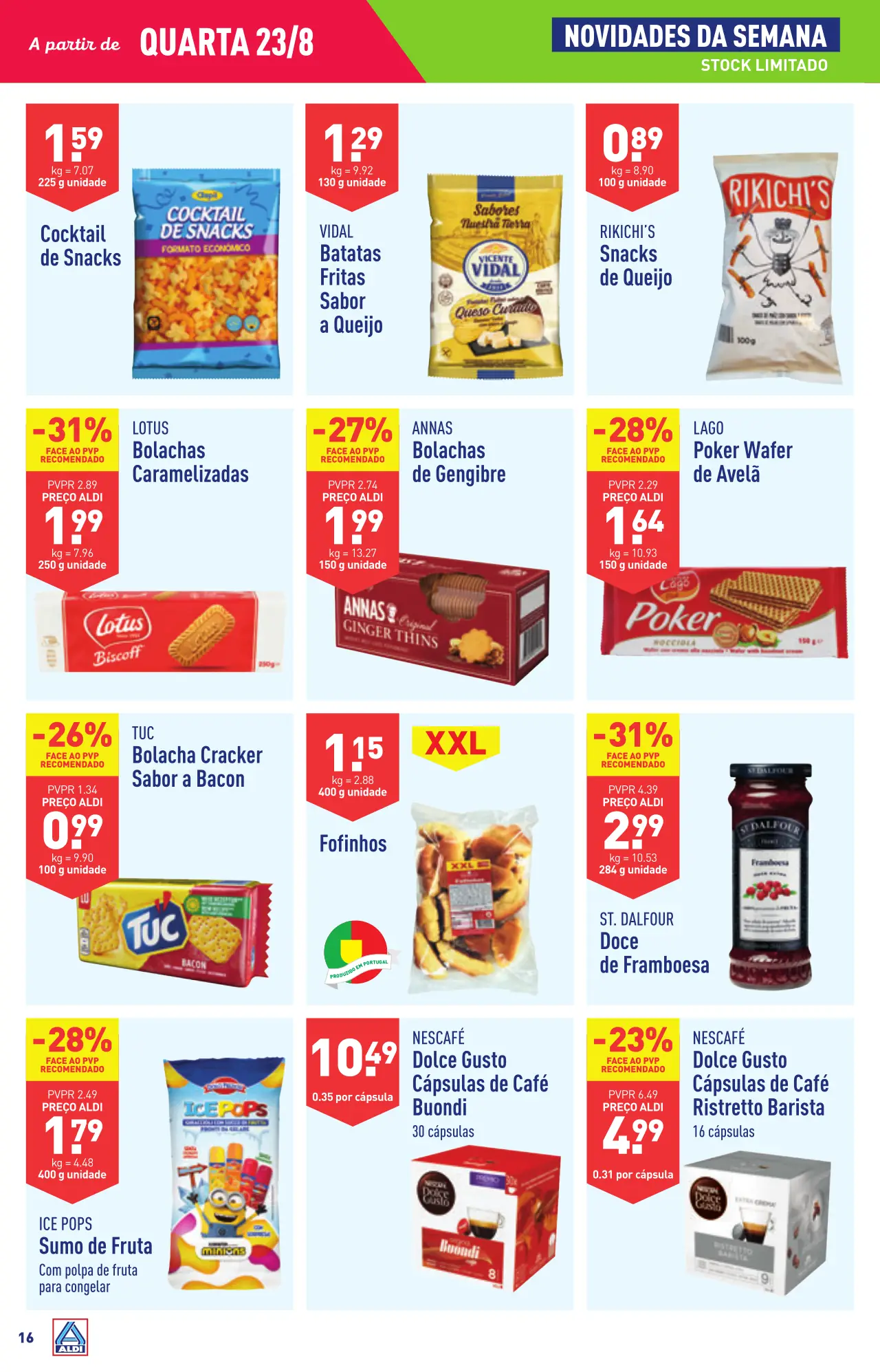 Antevis&atilde;o Folheto ALDI (23 a 29 agosto)