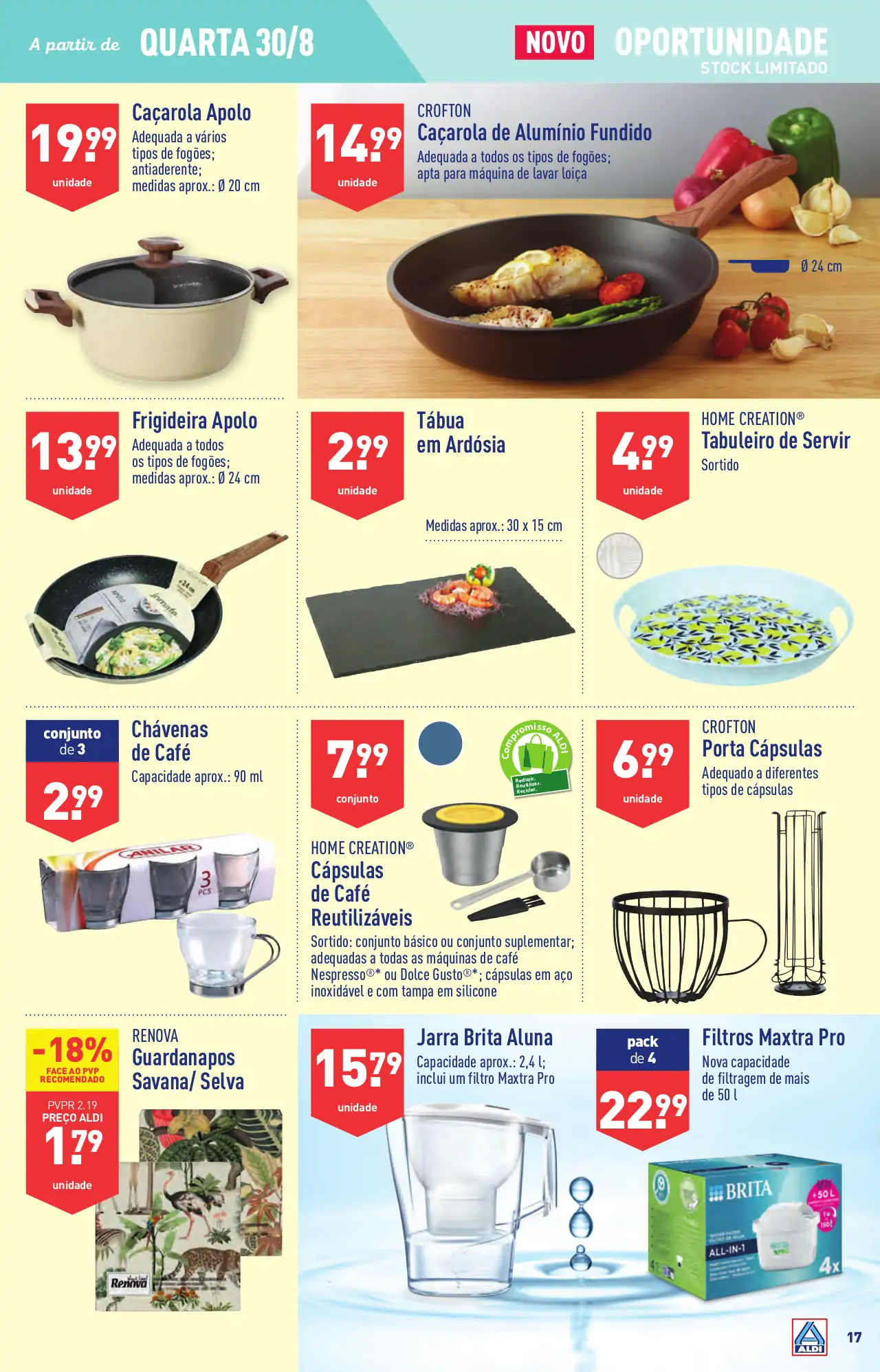 Antevis&atilde;o Folheto ALDI (30 agosto a 5 setembro)