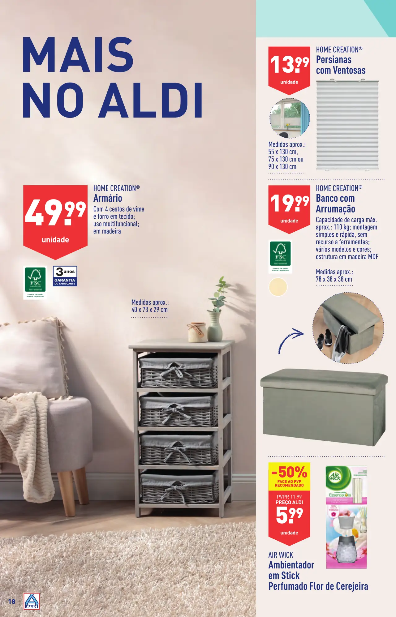 Antevis&atilde;o Folheto ALDI (16 a 22 agosto)