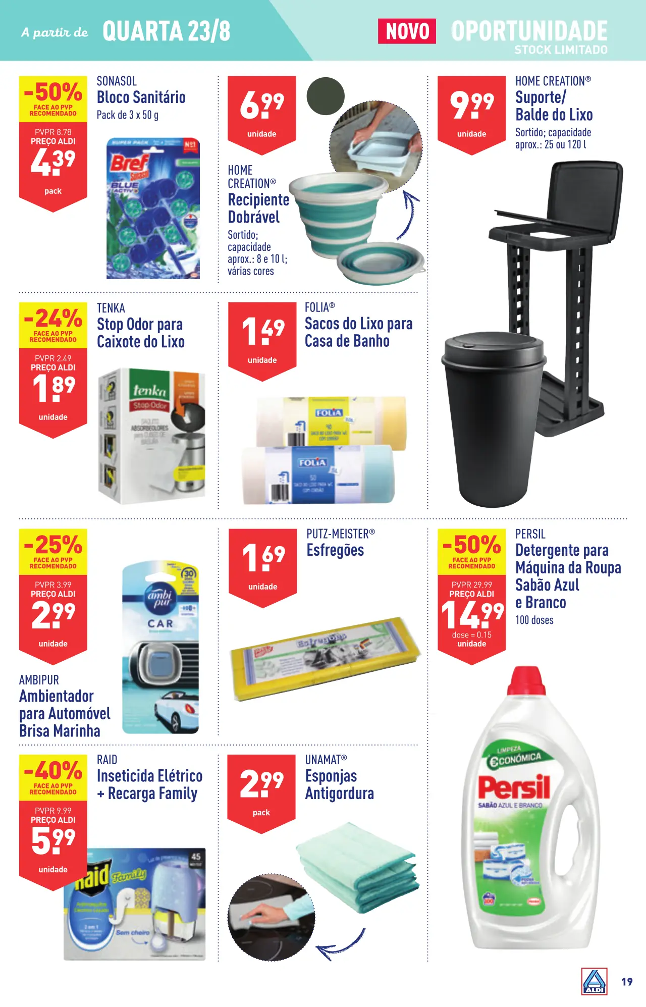 Antevis&atilde;o Folheto ALDI (23 a 29 agosto)