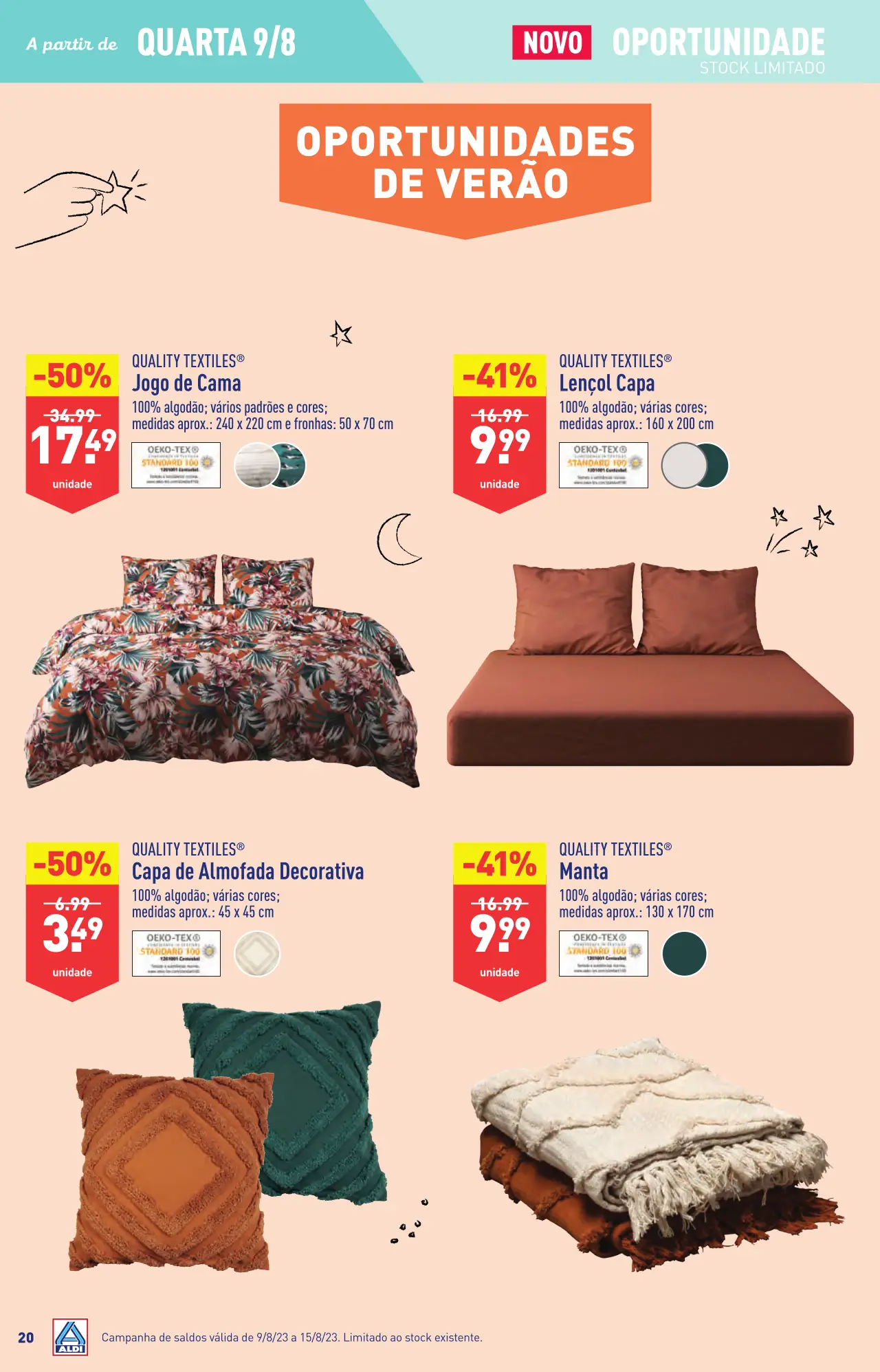 Antevis&atilde;o Folheto ALDI (9 a 15 agosto)