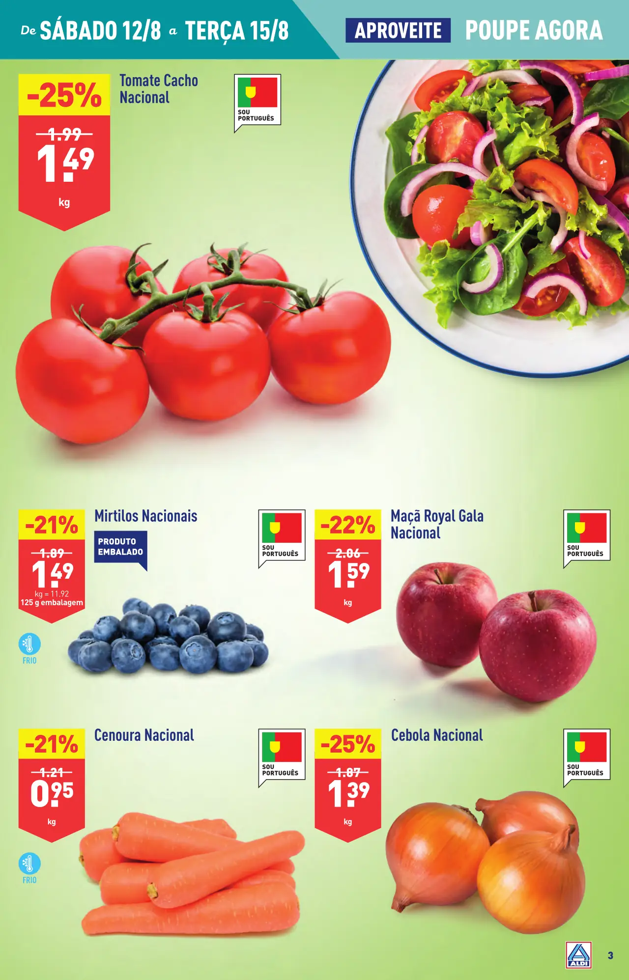 Antevis&atilde;o Folheto ALDI (9 a 15 agosto)