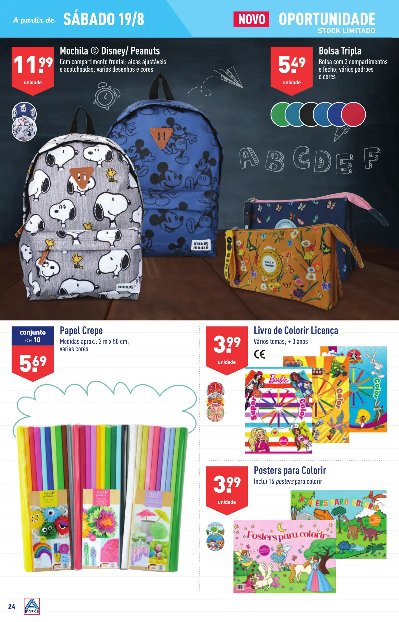 Antevis&atilde;o Folheto ALDI (16 a 22 agosto)