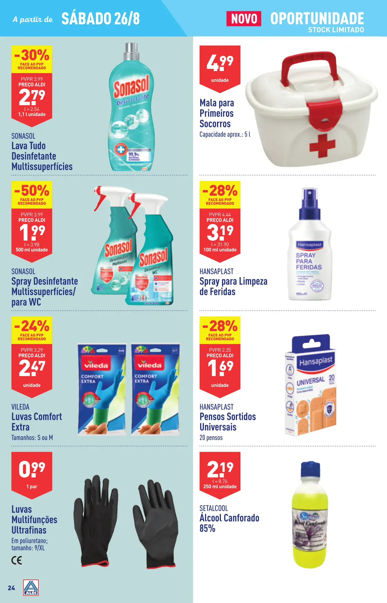 Antevis&atilde;o Folheto ALDI (23 a 29 agosto)