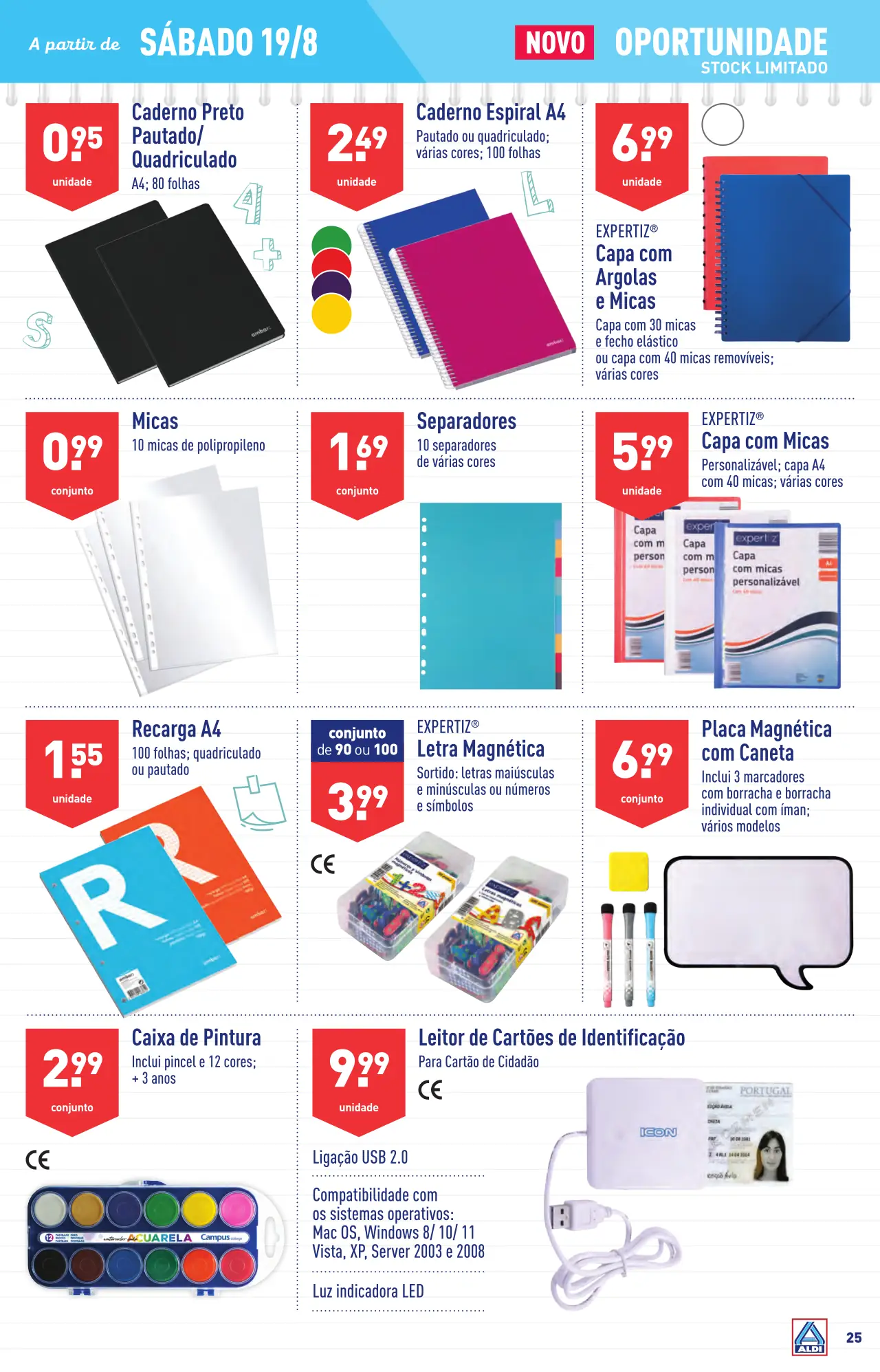 Antevis&atilde;o Folheto ALDI (16 a 22 agosto)