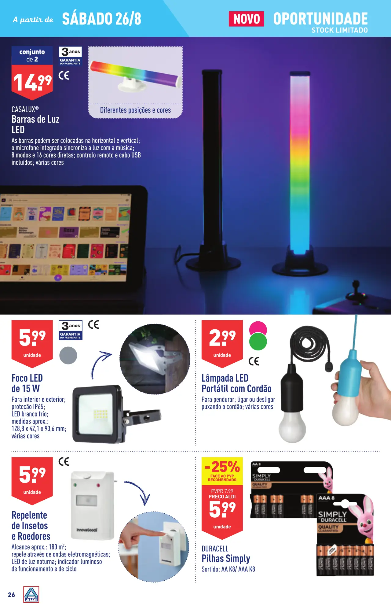 Antevis&atilde;o Folheto ALDI (23 a 29 agosto)