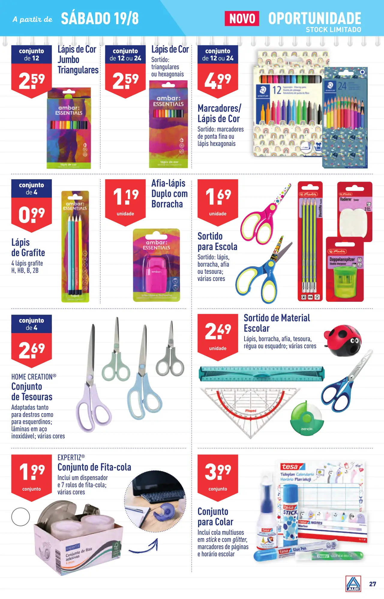 Antevis&atilde;o Folheto ALDI (16 a 22 agosto)