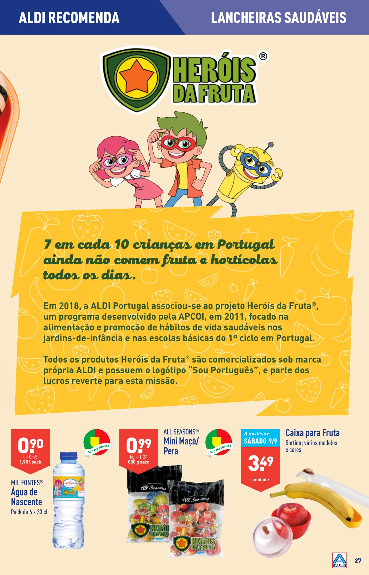 Antevis&atilde;o Folheto ALDI (6 a 12 setembro)