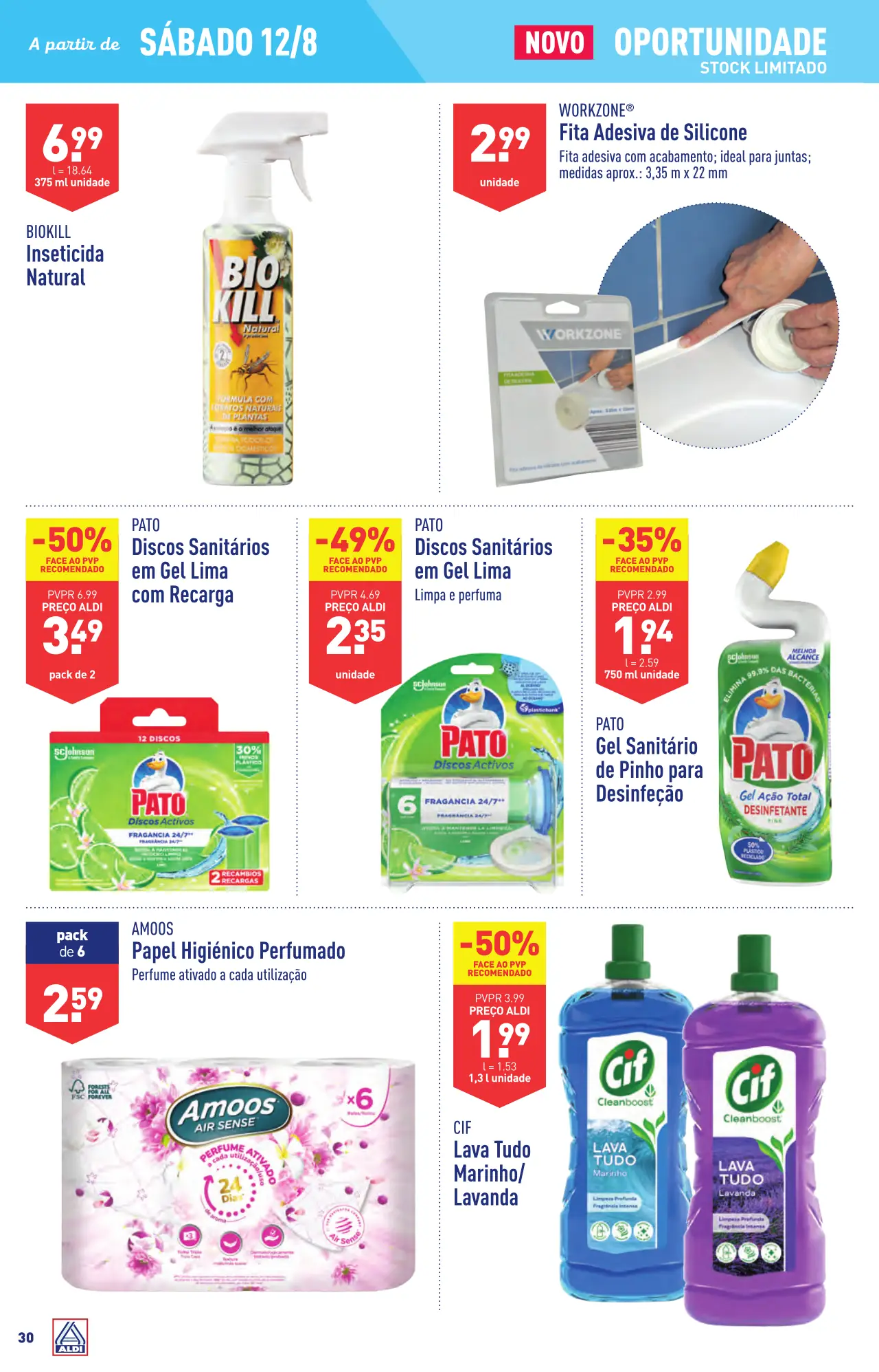 Antevis&atilde;o Folheto ALDI (9 a 15 agosto)