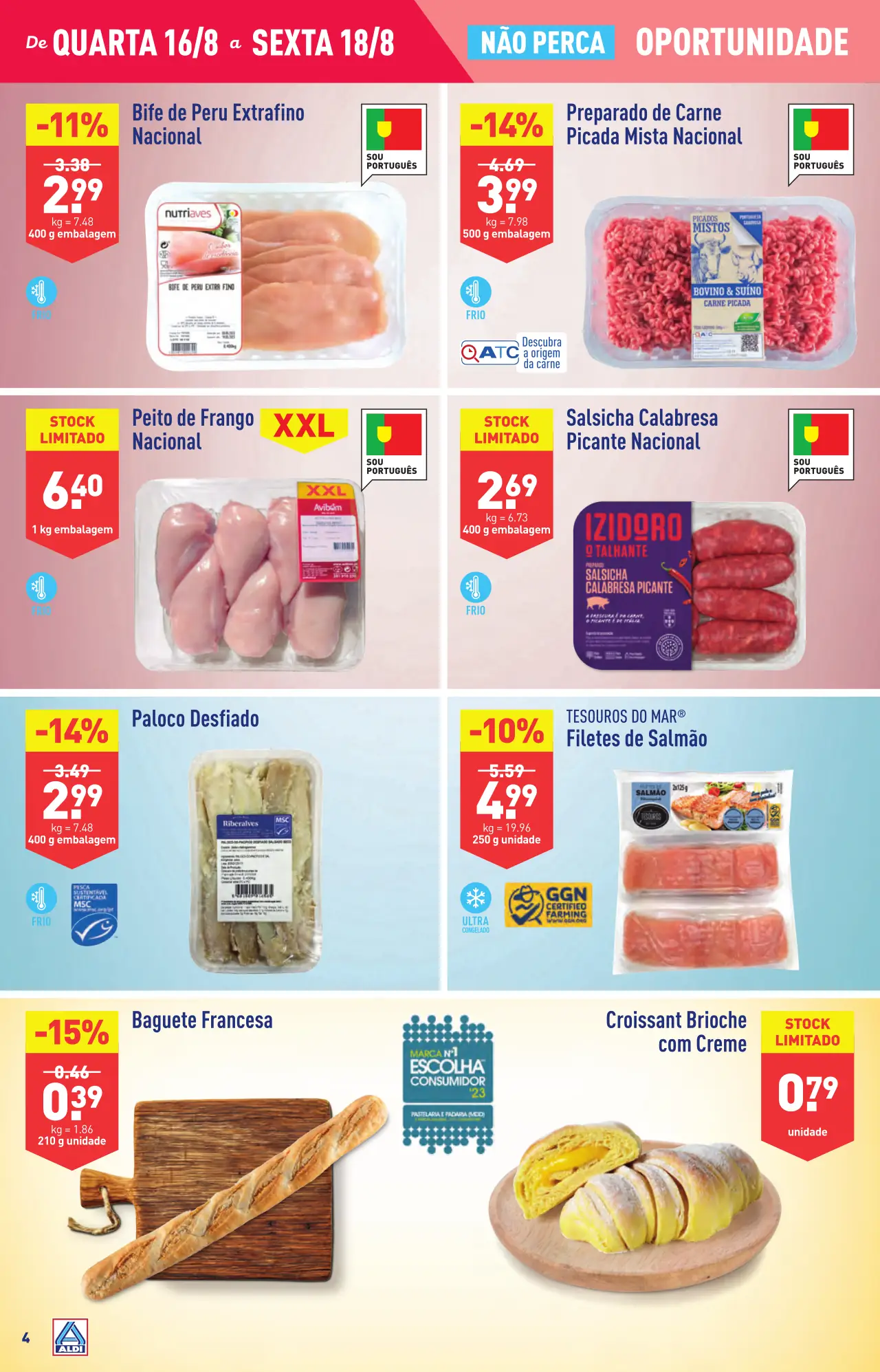 Antevis&atilde;o Folheto ALDI (16 a 22 agosto)