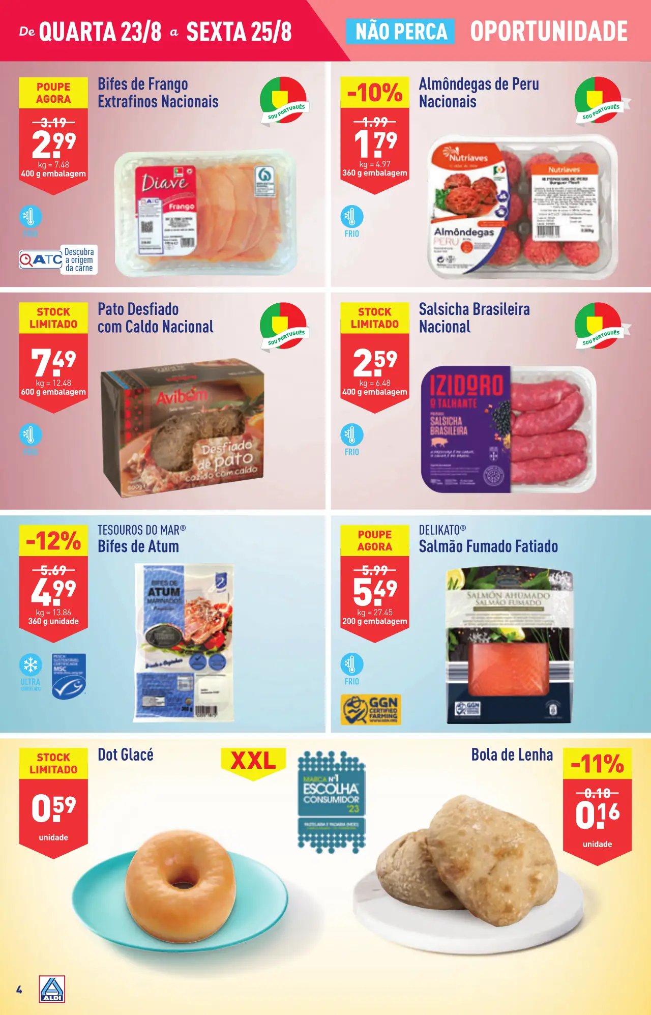 Antevis&atilde;o Folheto ALDI (23 a 29 agosto)