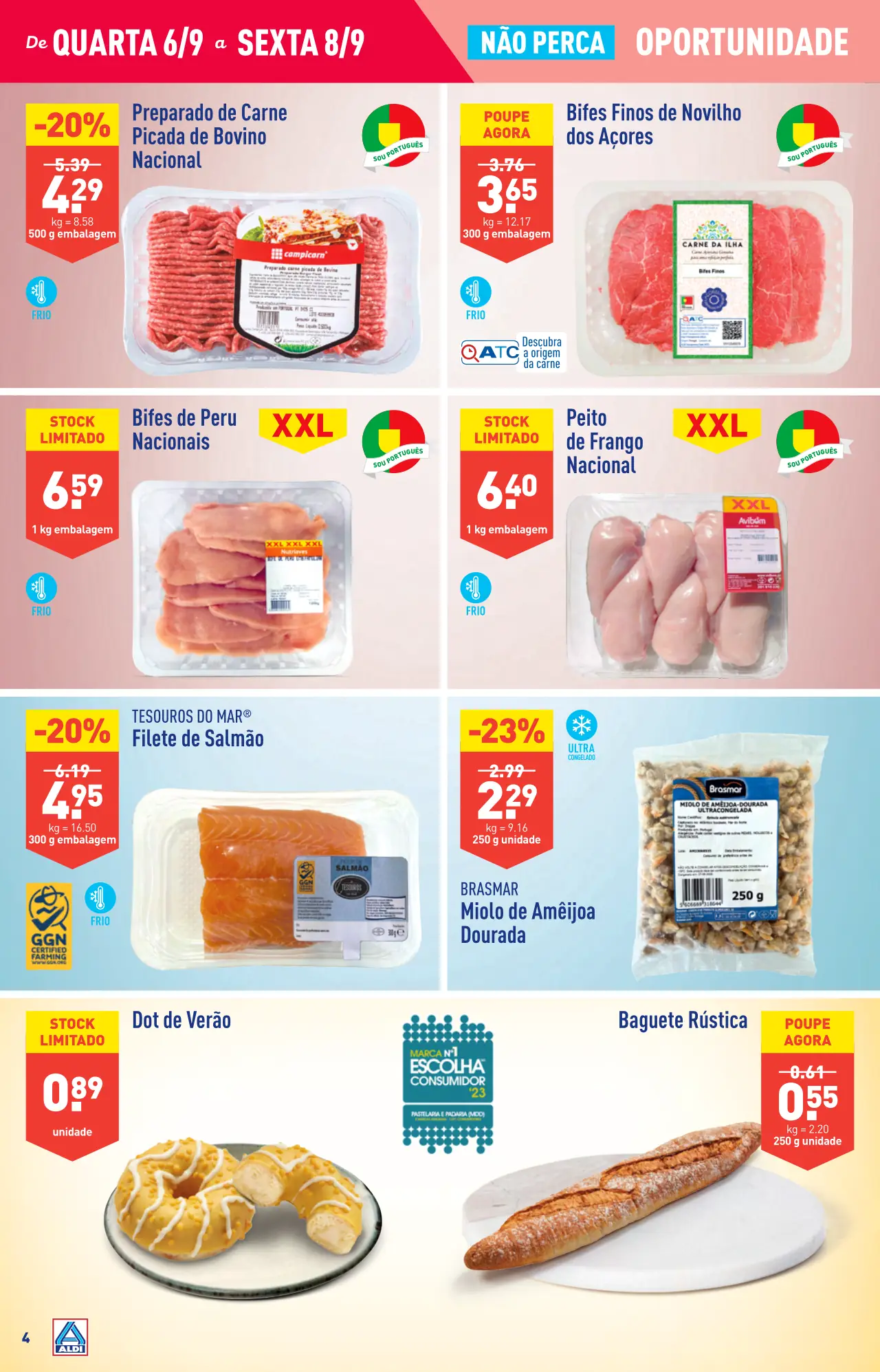Antevis&atilde;o Folheto ALDI (6 a 12 setembro)