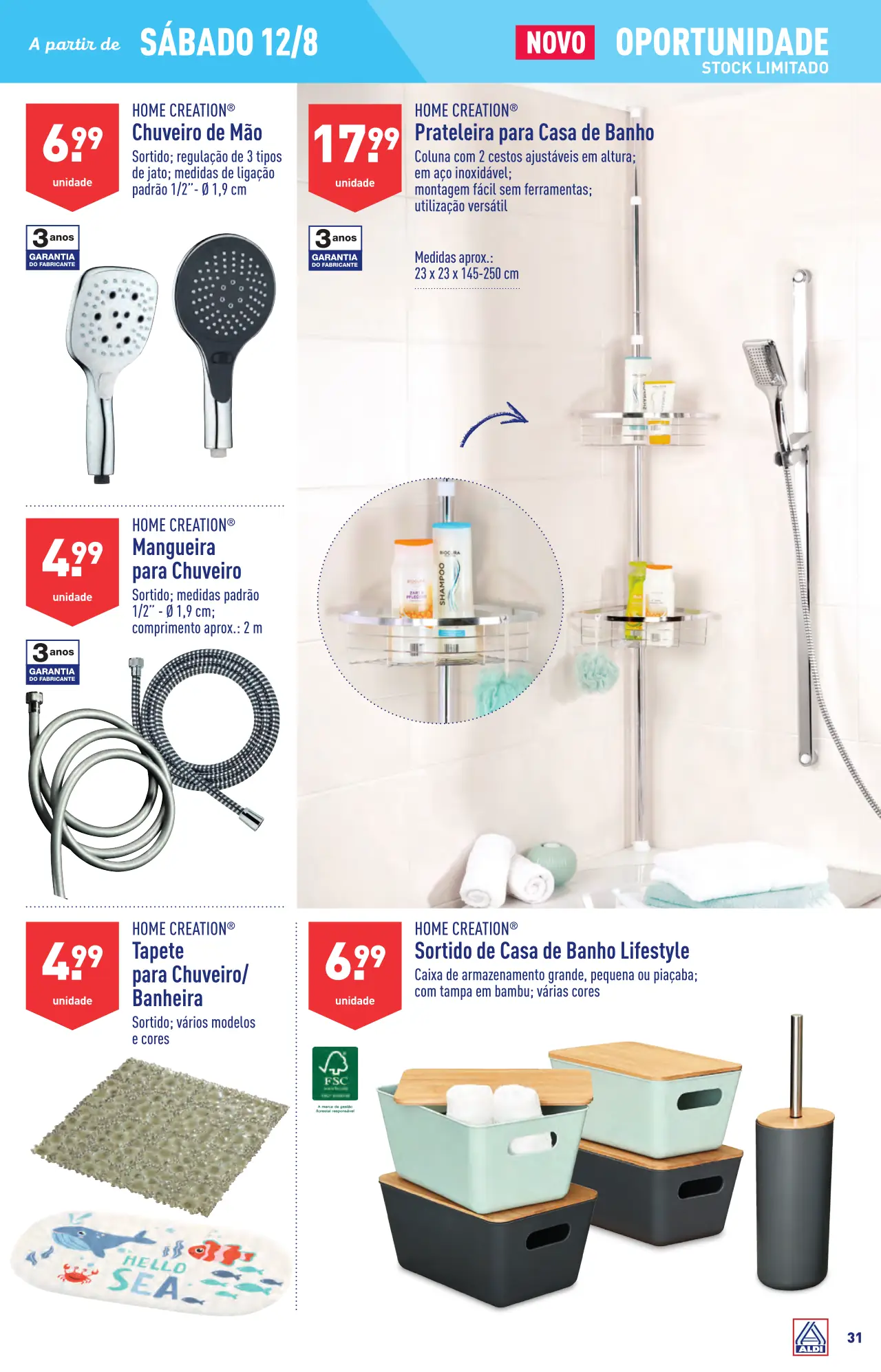 Antevis&atilde;o Folheto ALDI (9 a 15 agosto)