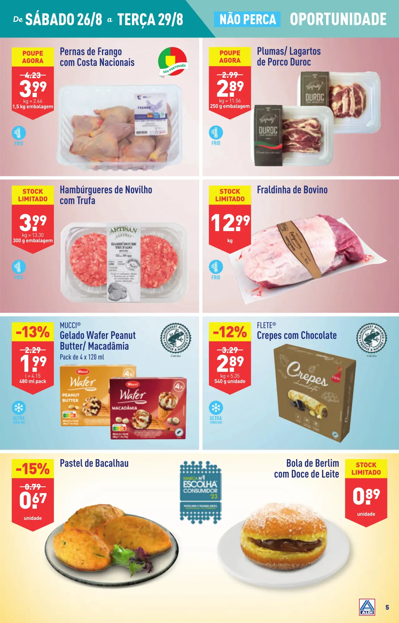 Antevis&atilde;o Folheto ALDI (23 a 29 agosto)