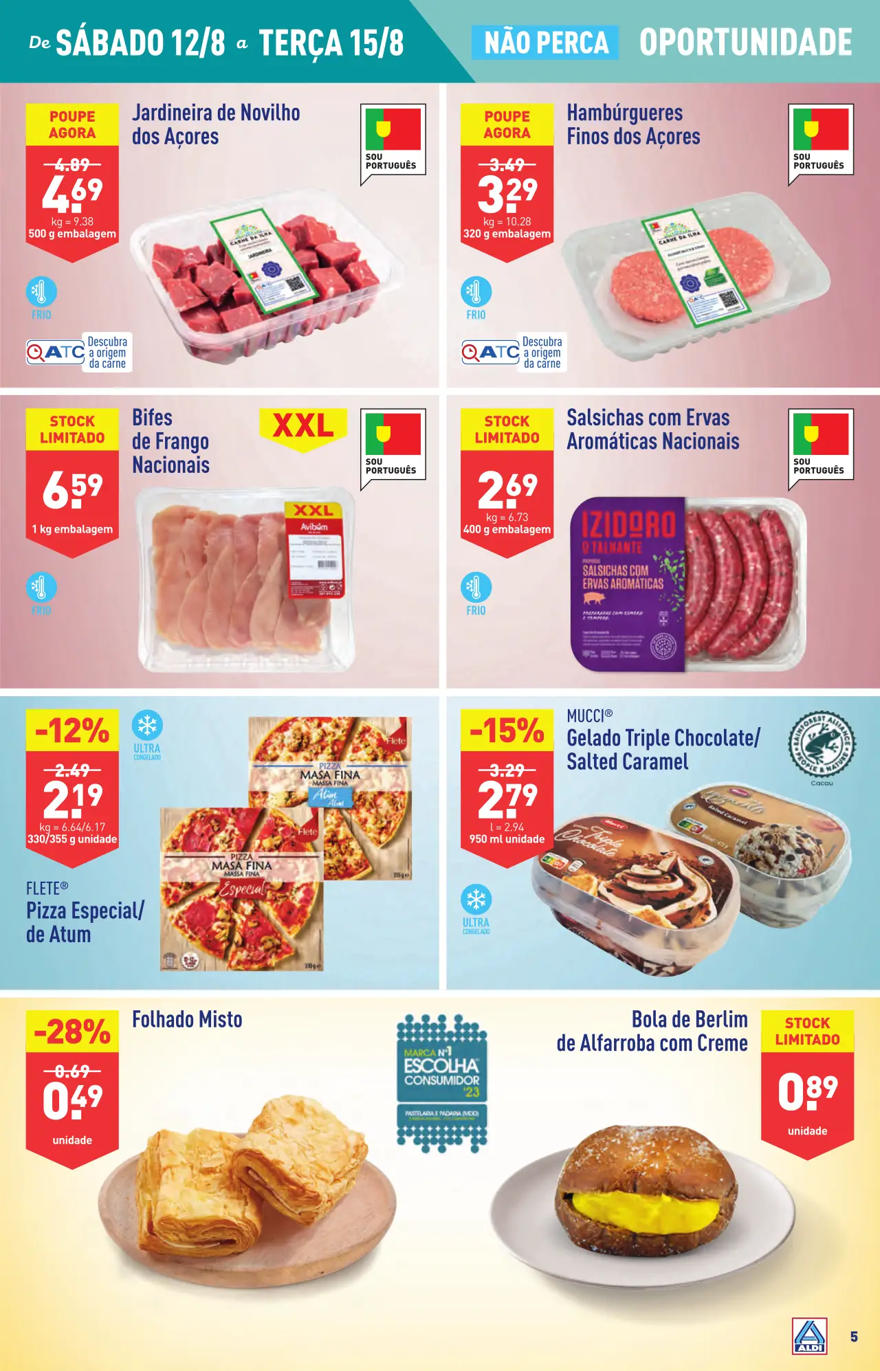Antevis&atilde;o Folheto ALDI (9 a 15 agosto)