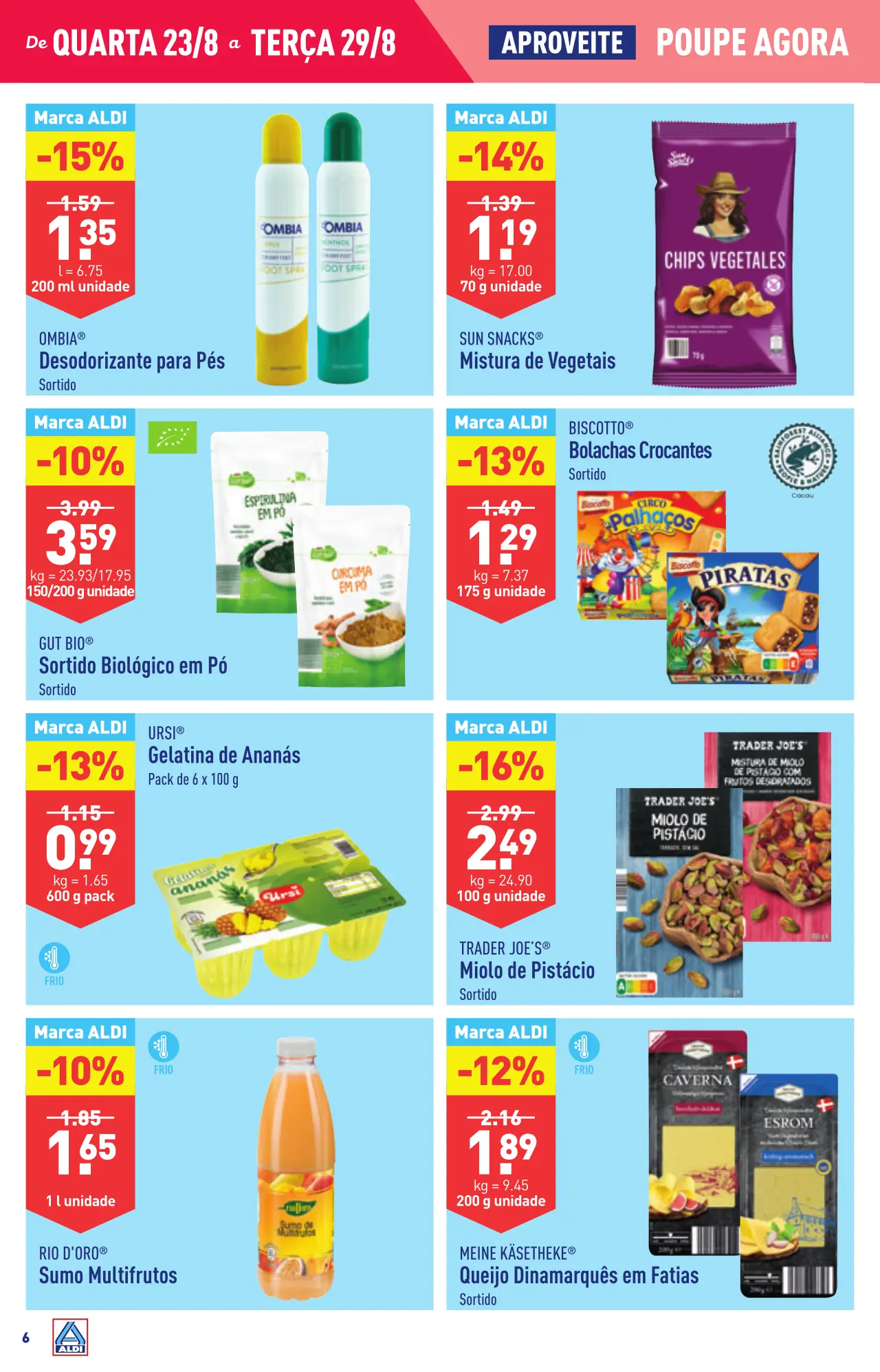 Antevis&atilde;o Folheto ALDI (23 a 29 agosto)