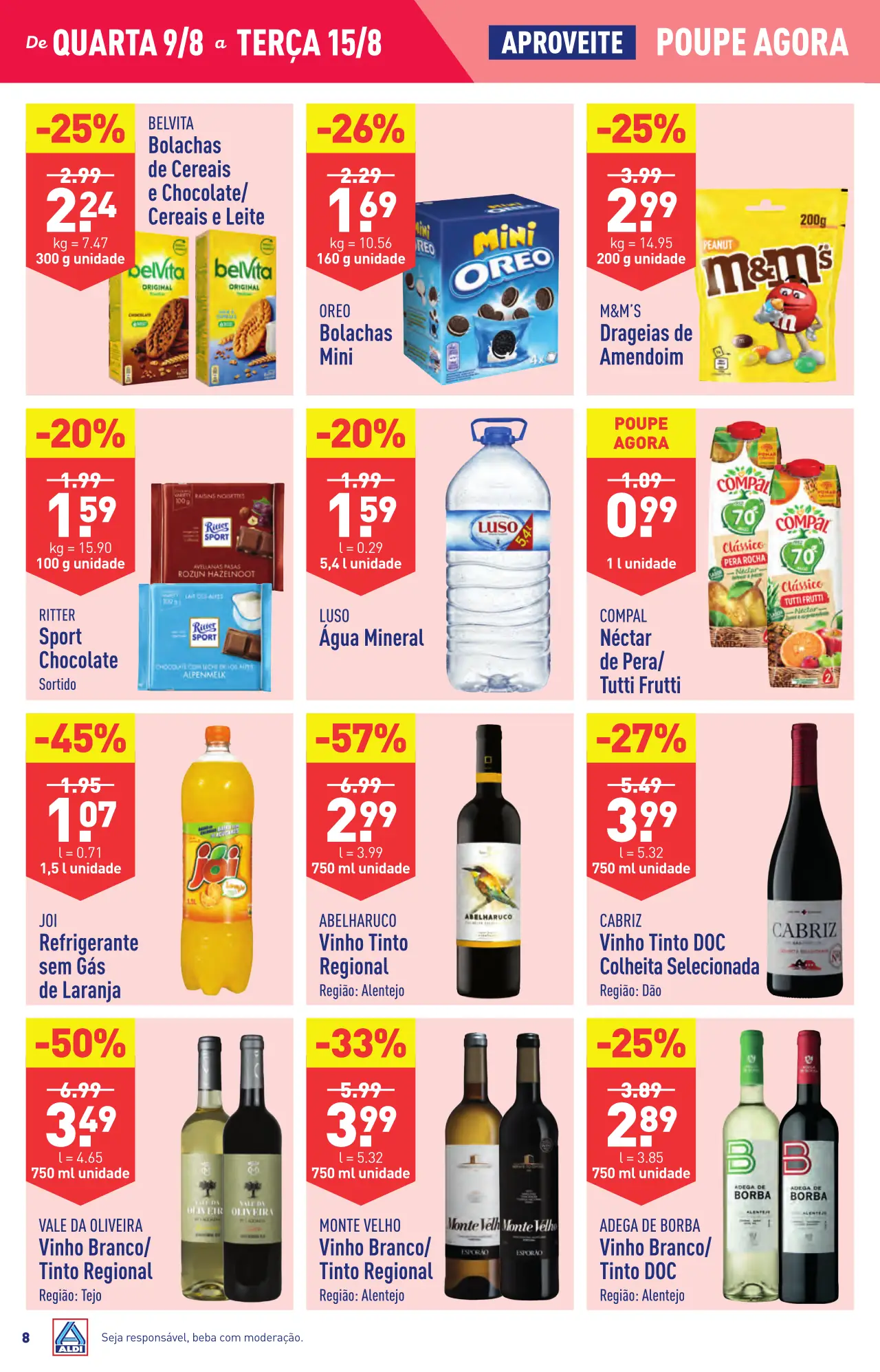 Antevis&atilde;o Folheto ALDI (9 a 15 agosto)