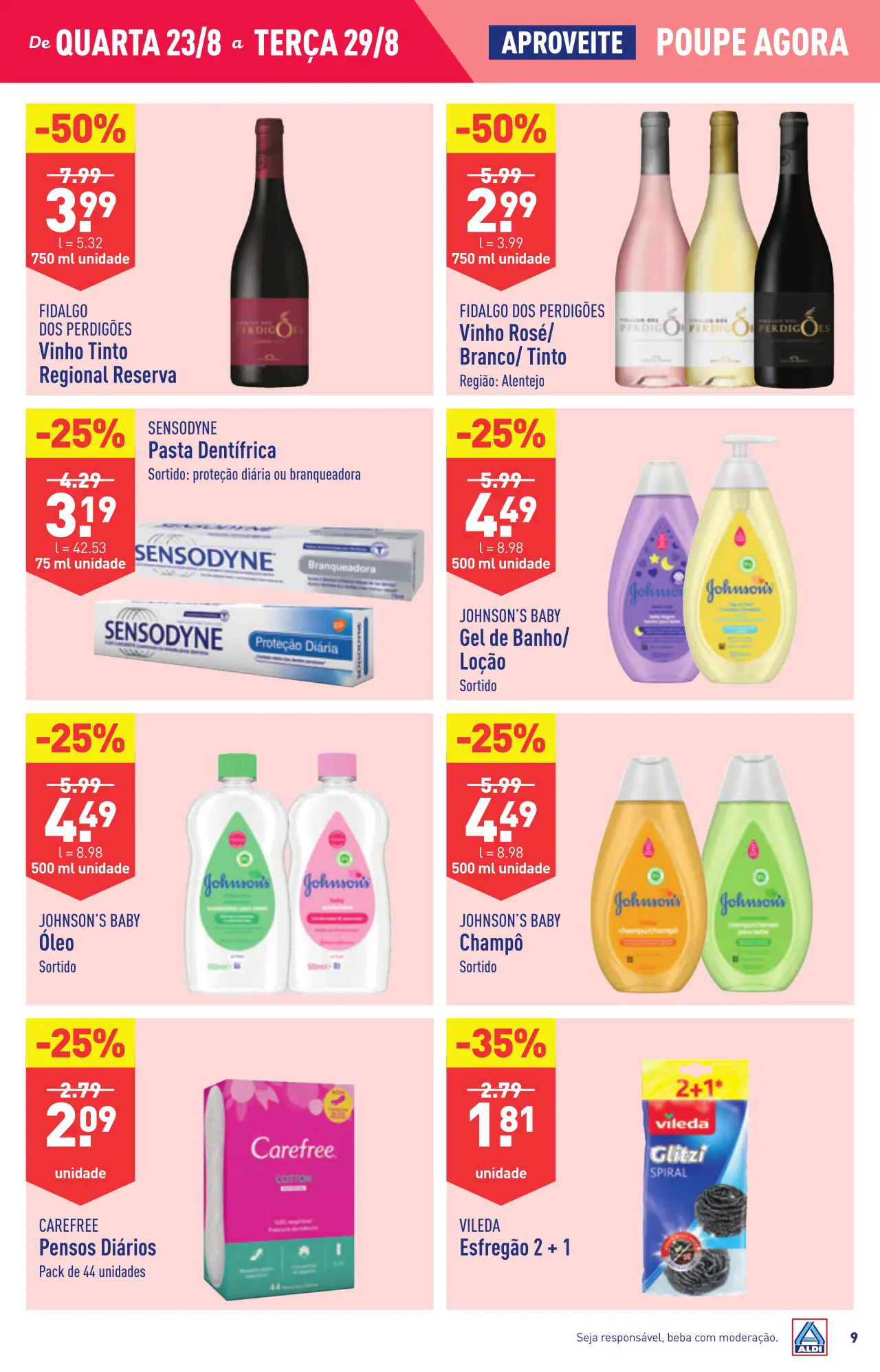 Antevis&atilde;o Folheto ALDI (23 a 29 agosto)