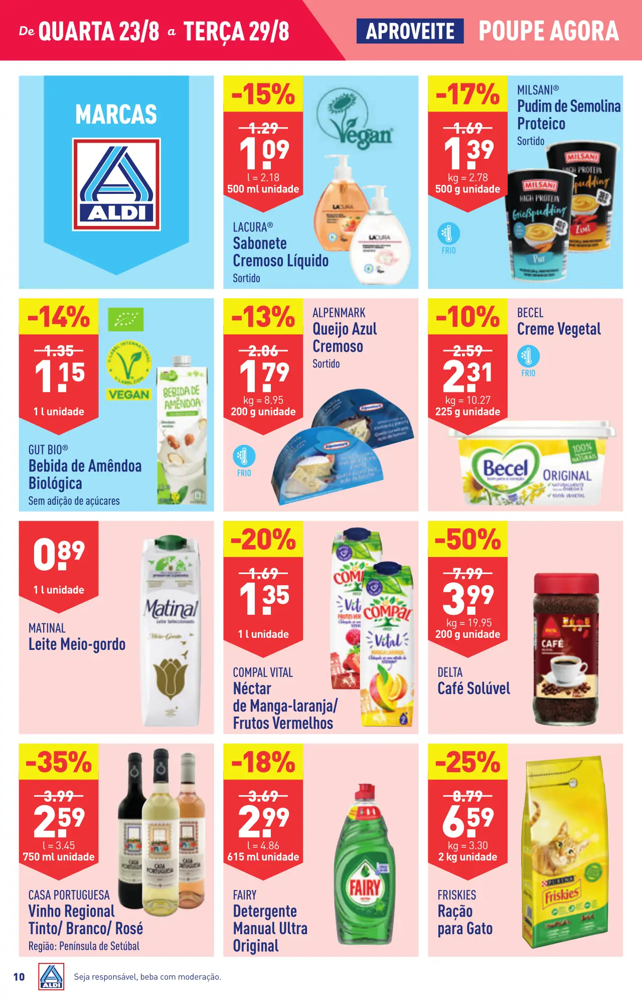 Antevis&atilde;o Folheto ALDI (23 a 29 agosto)