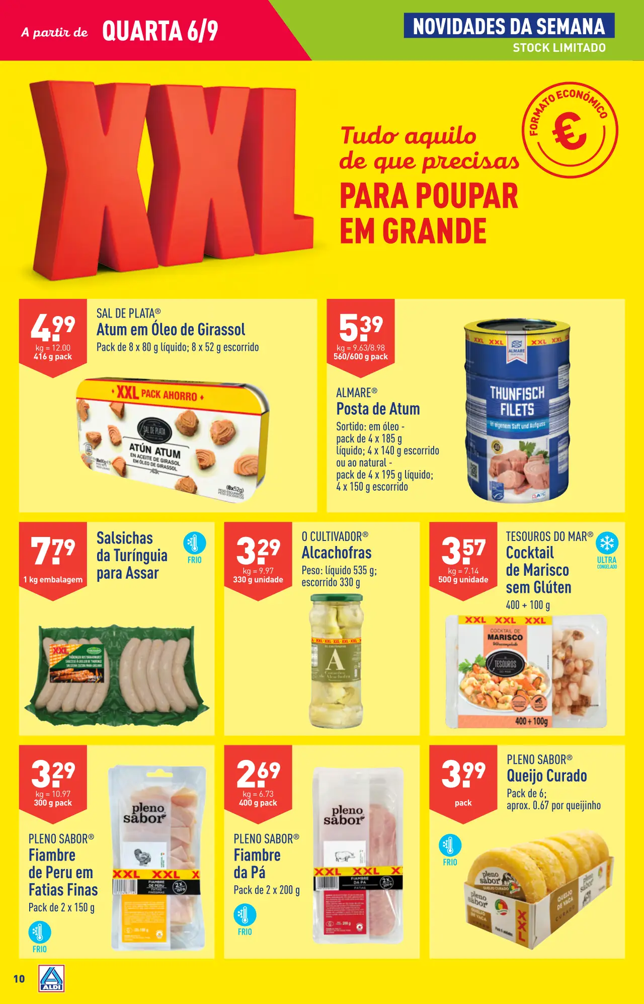 Antevis&atilde;o Folheto ALDI (6 a 12 setembro)