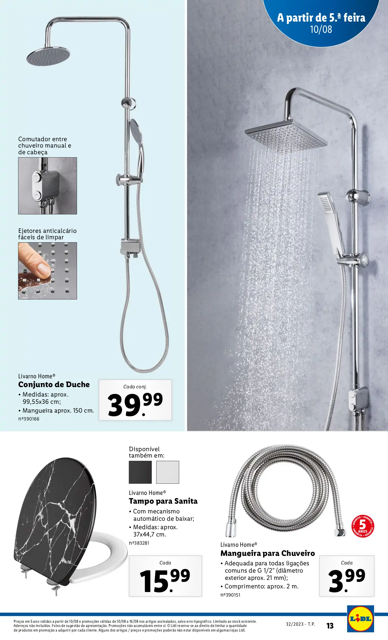 Antevis&atilde;o Folheto LiDL Novidades (a partir de 10 agosto)