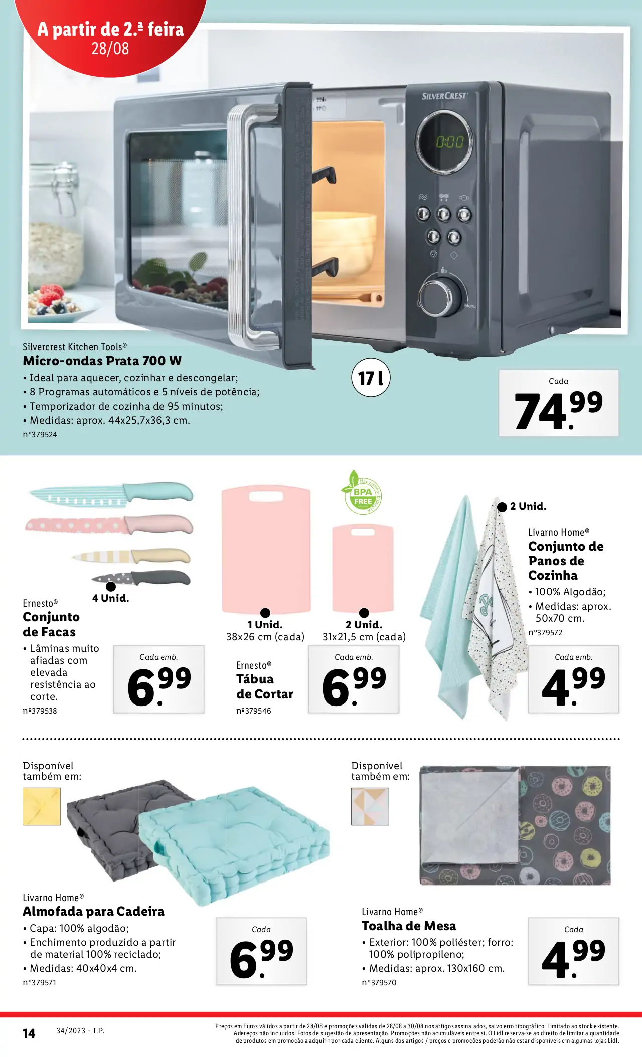 Antevis&atilde;o Folheto LiDL Novidades (a partir de 24 agosto)