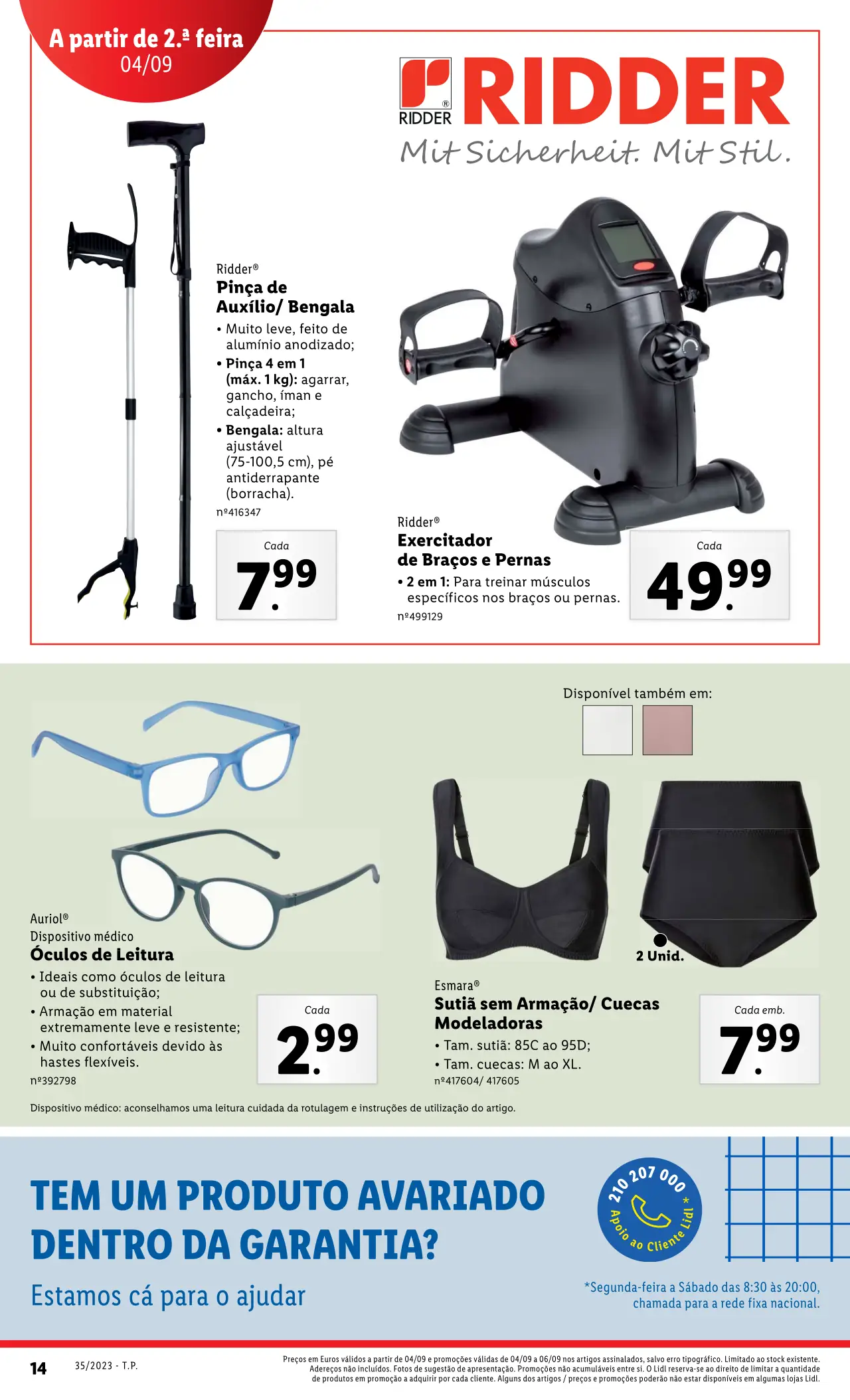 Antevis&atilde;o Folheto LiDL Novidades (a partir de 31 agosto)