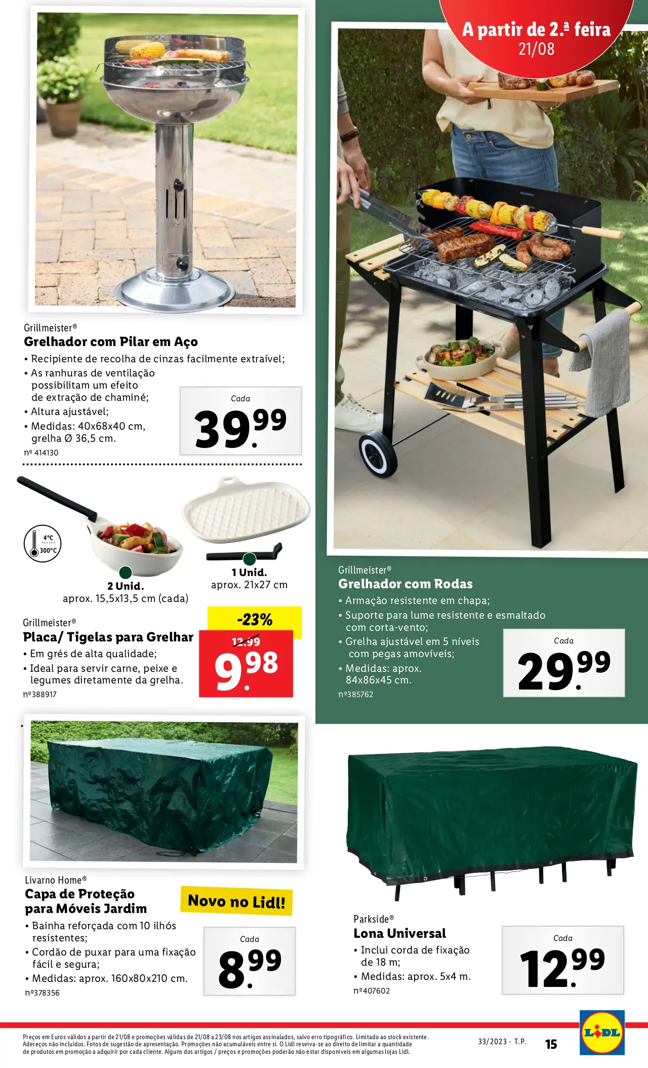 Antevis&atilde;o Folheto LiDL Novidades (a partir de 17 agosto)