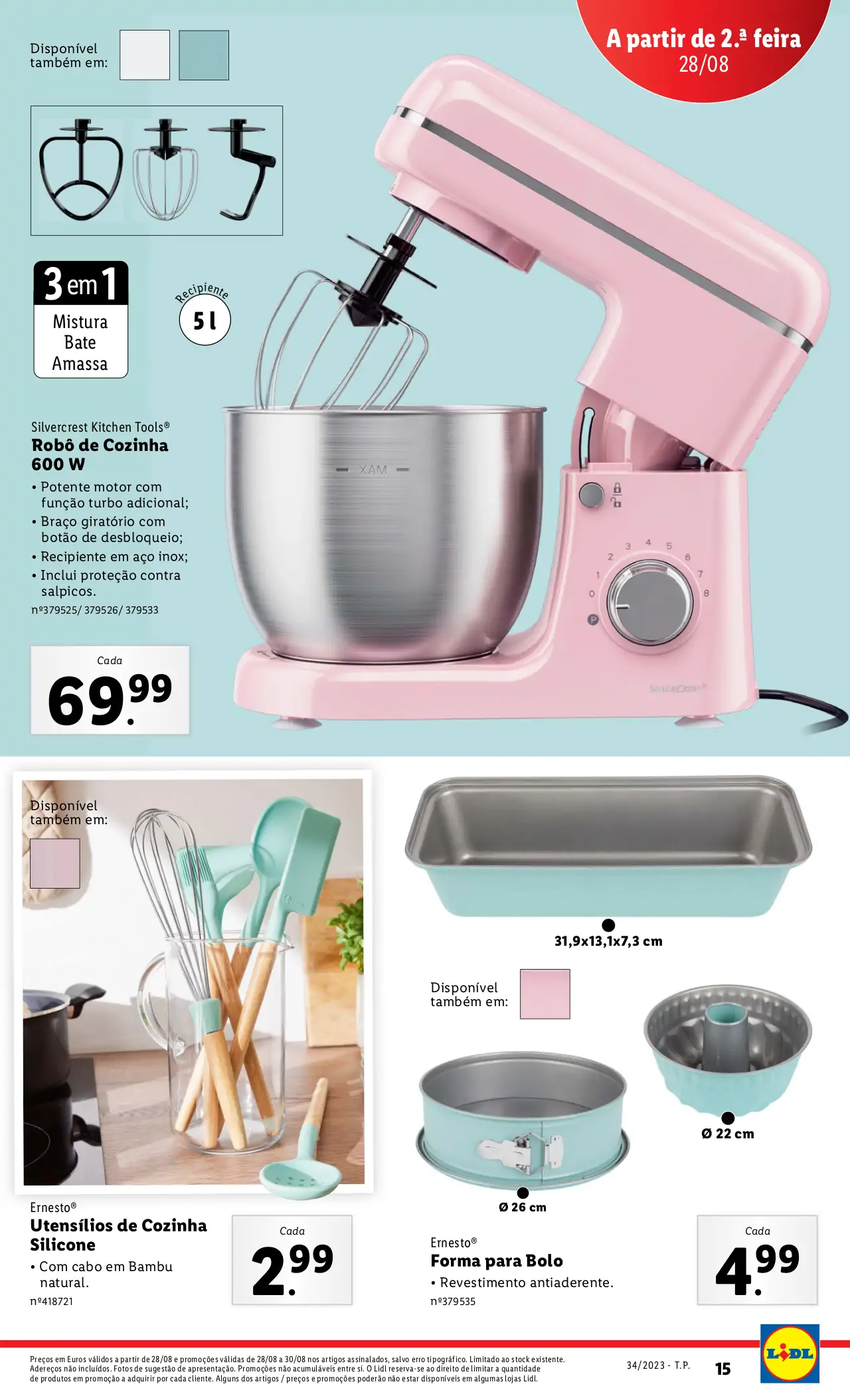 Antevis&atilde;o Folheto LiDL Novidades (a partir de 24 agosto)