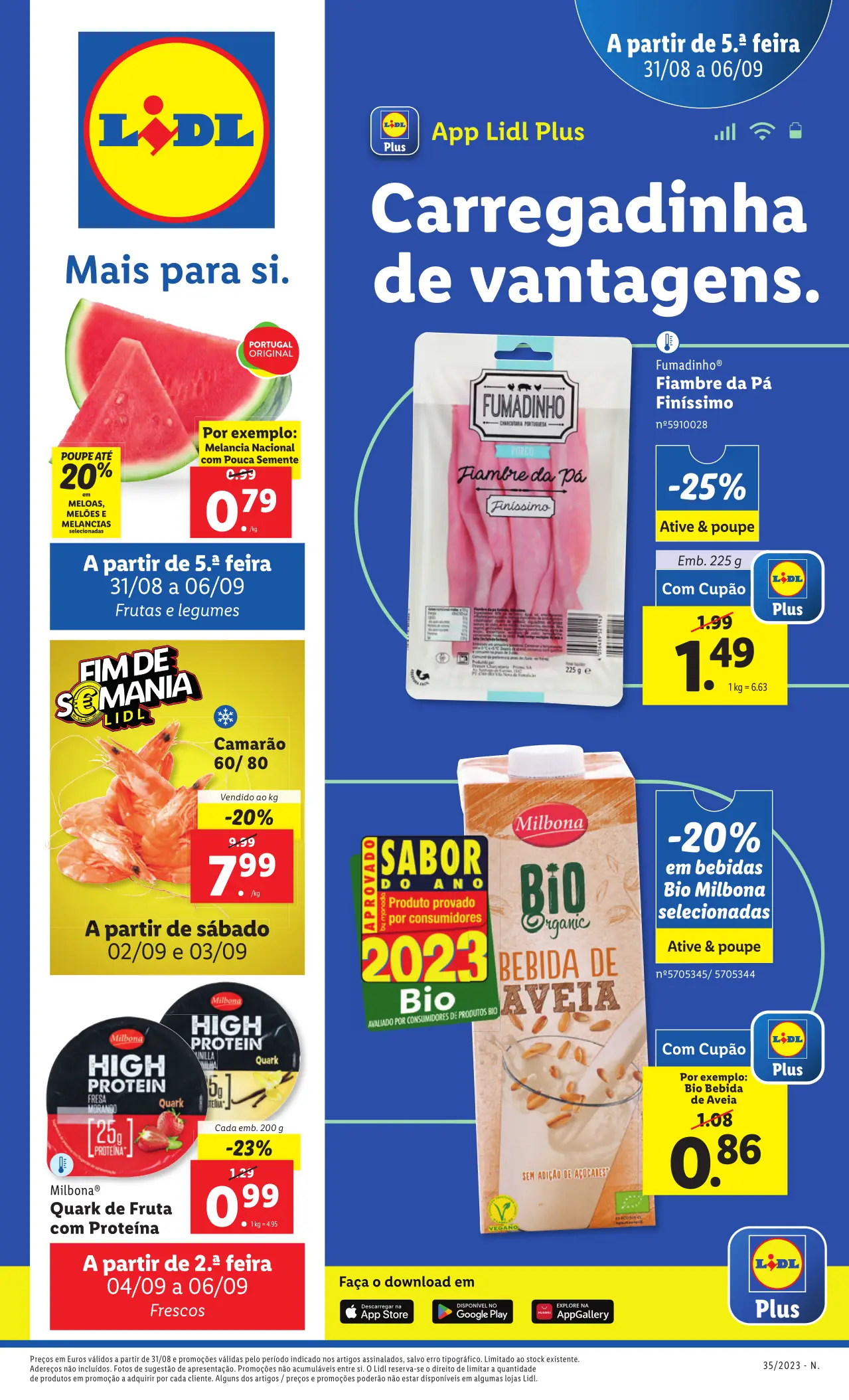 Antevis&atilde;o Folheto LiDL Novidades (a partir de 31 agosto)