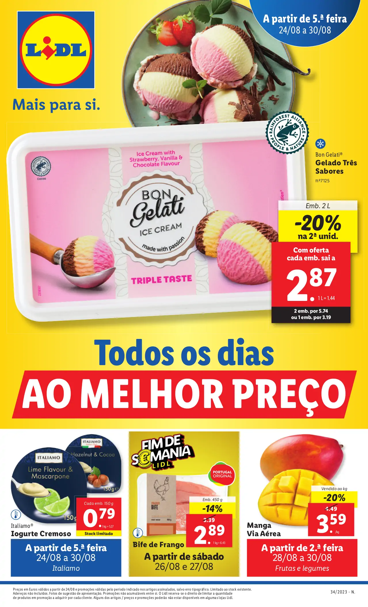 Antevis&atilde;o Folheto LiDL Novidades (a partir de 24 agosto)