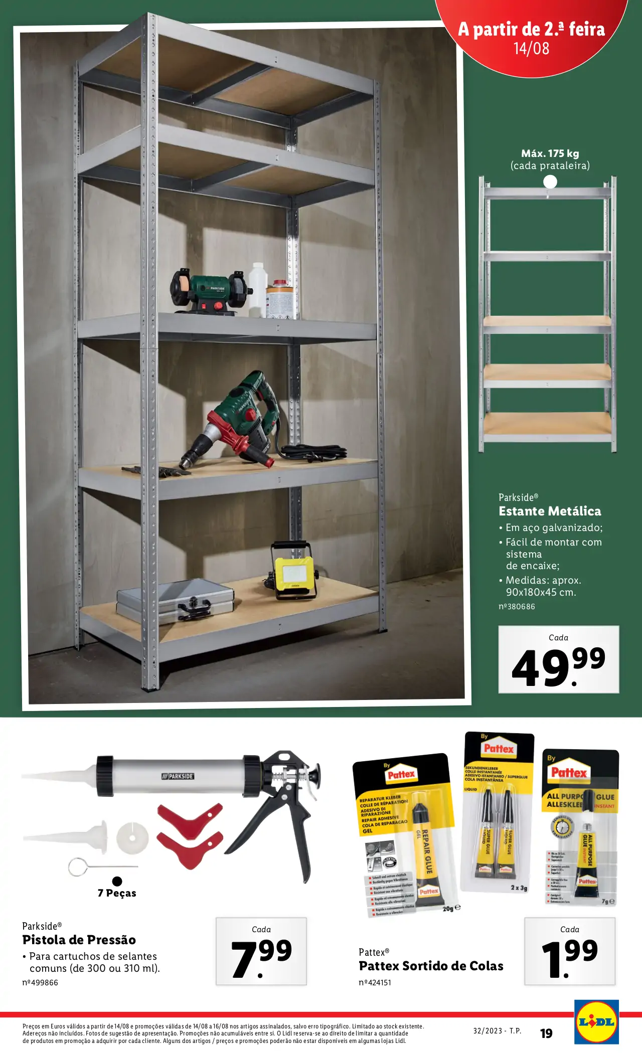 Antevis&atilde;o Folheto LiDL Novidades (a partir de 10 agosto)