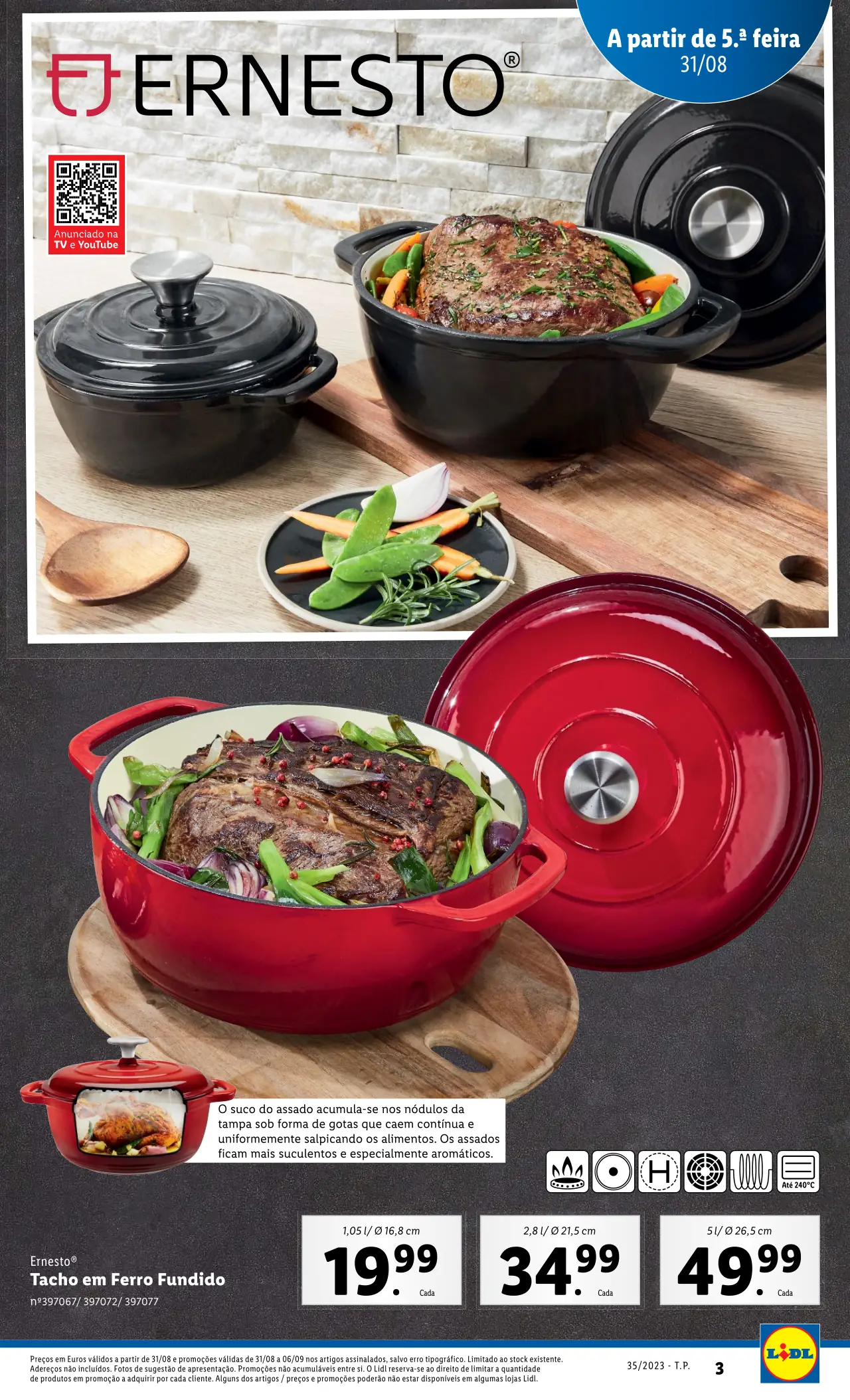 Antevis&atilde;o Folheto LiDL Novidades (a partir de 31 agosto)