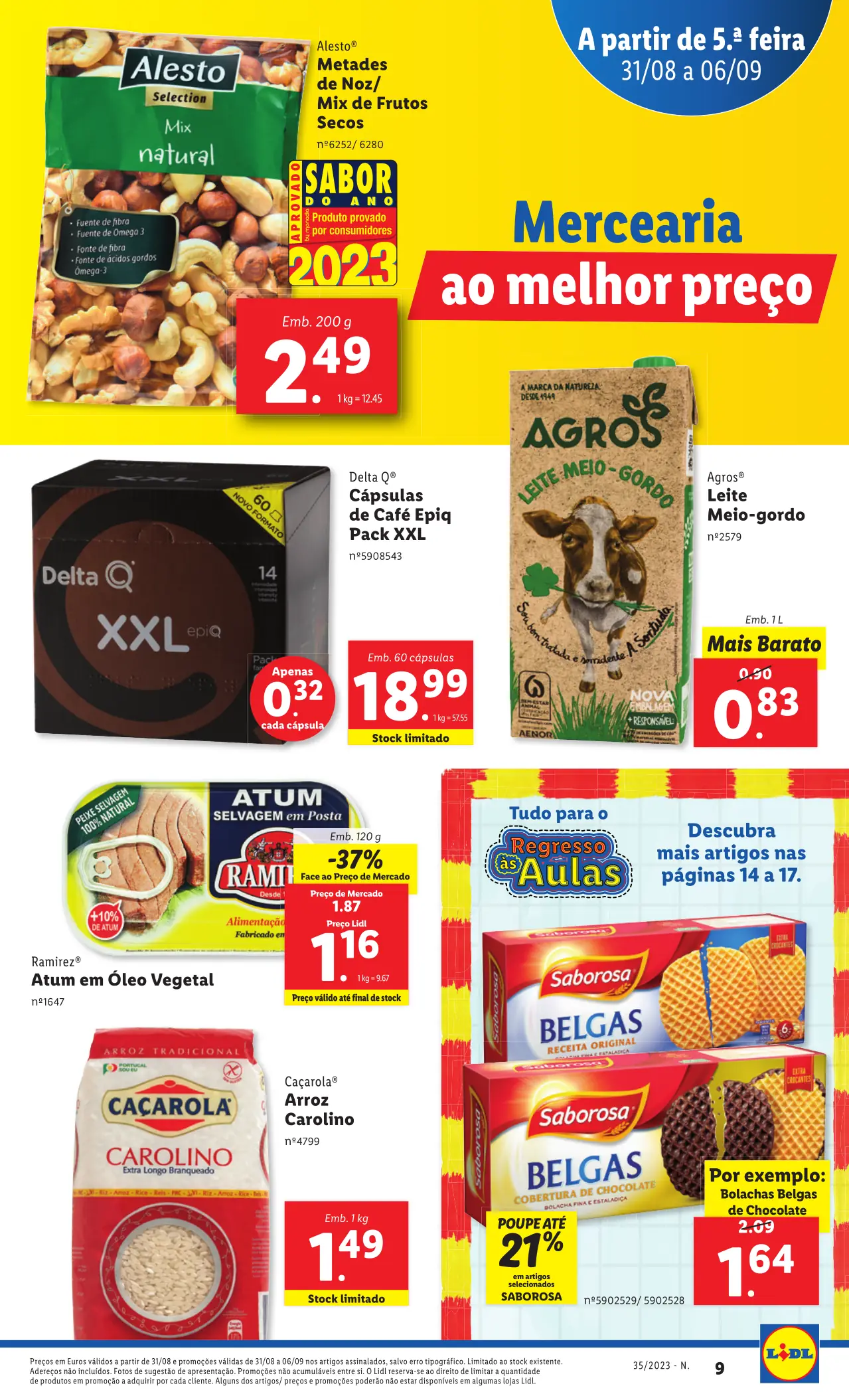 Antevis&atilde;o Folheto LiDL Novidades (a partir de 31 agosto)