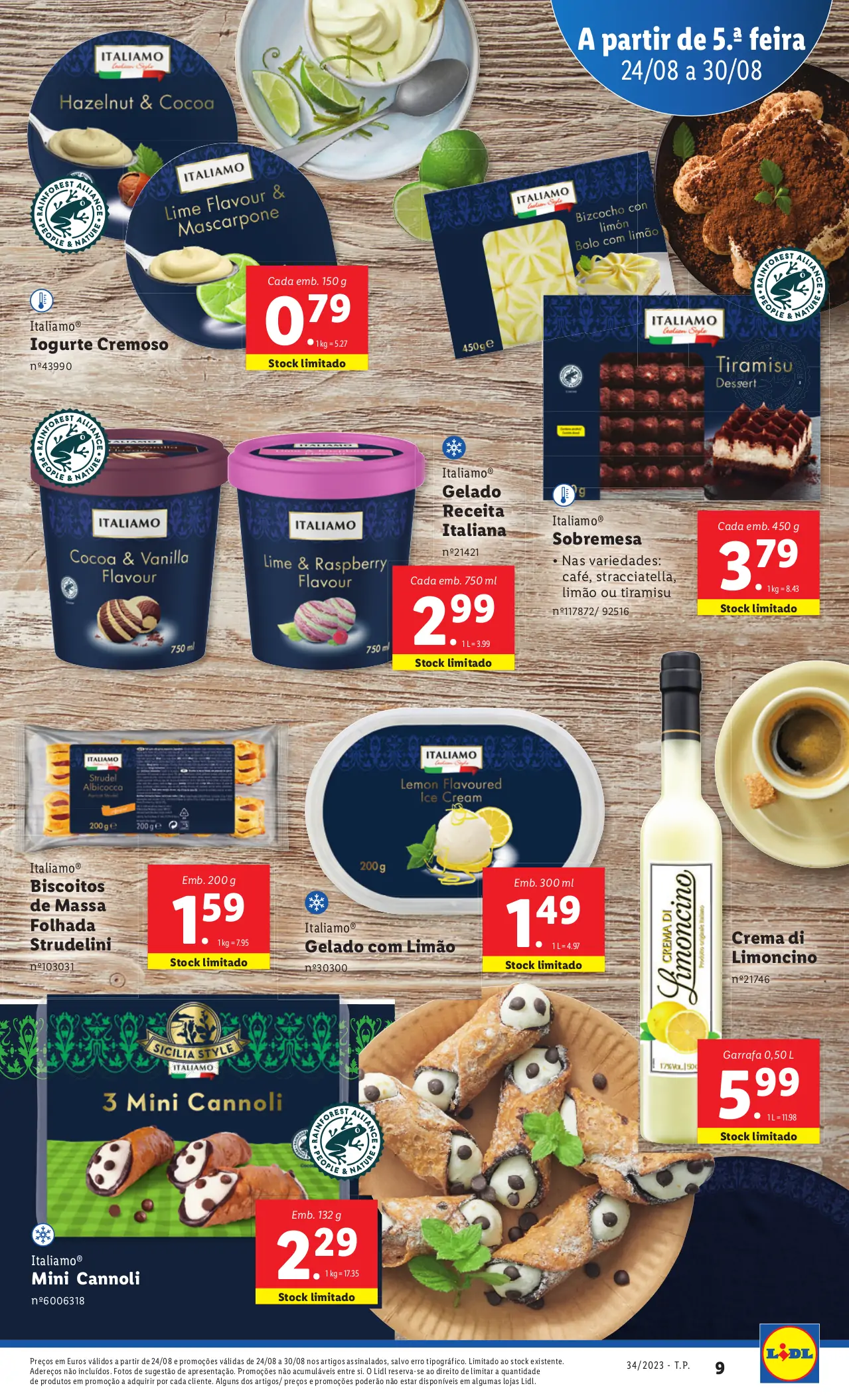 Antevis&atilde;o Folheto LiDL Novidades (a partir de 24 agosto)