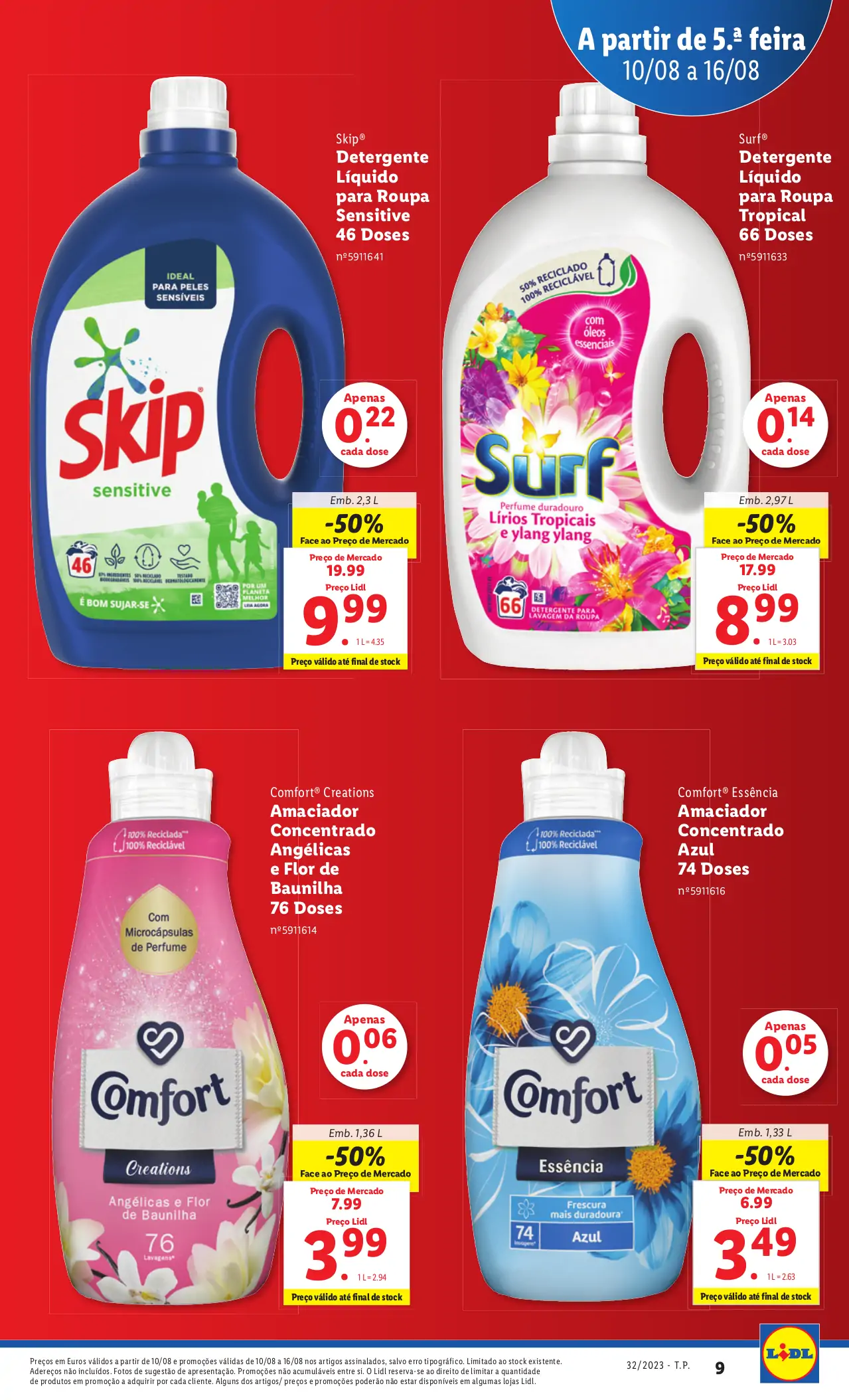 Antevis&atilde;o Folheto LiDL Novidades (a partir de 10 agosto)