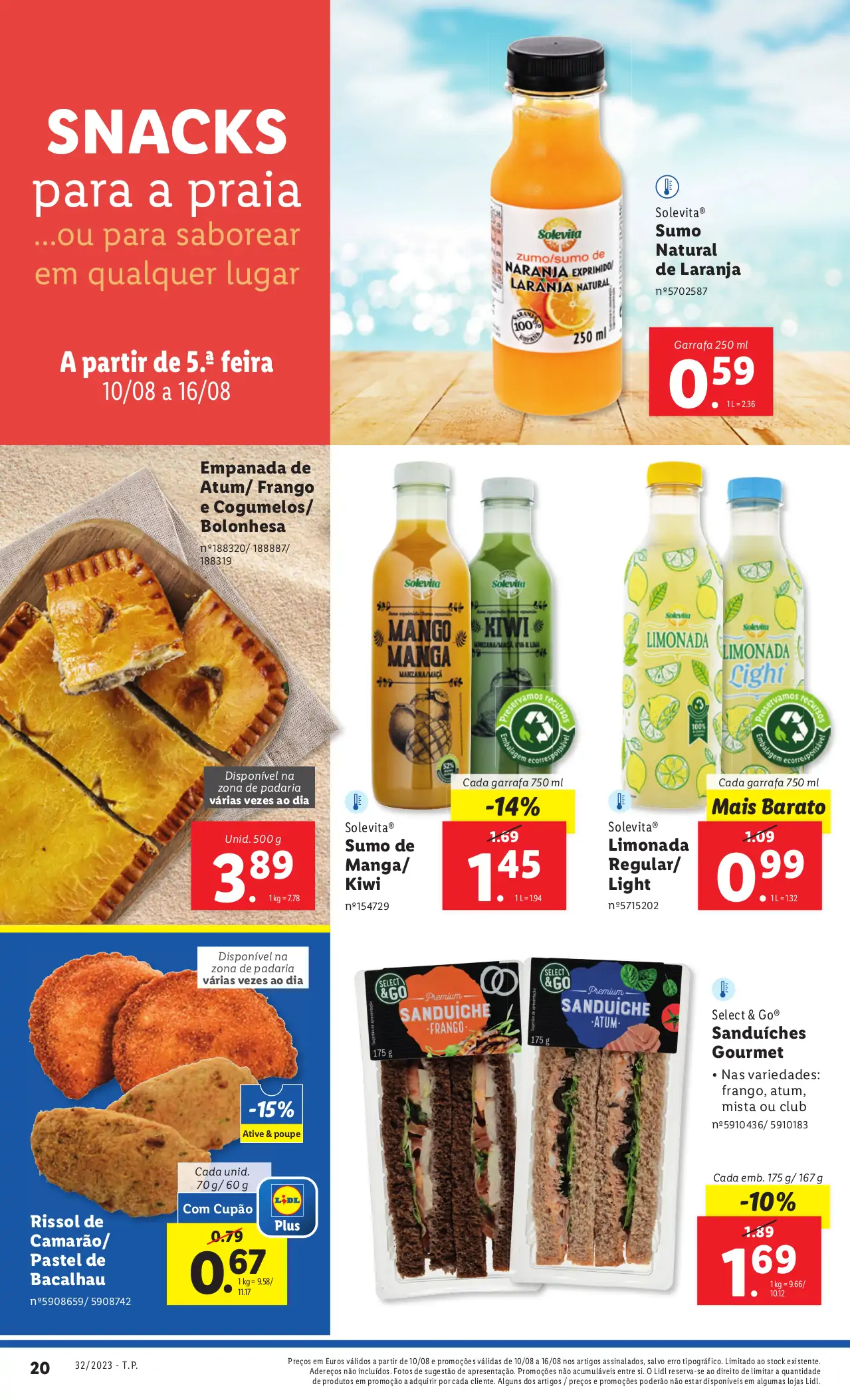 Antevis&atilde;o Folheto LiDL Novidades (a partir de 10 agosto)