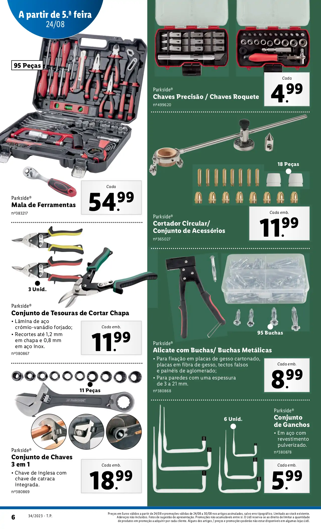 Antevis&atilde;o Folheto LiDL Novidades (a partir de 24 agosto)