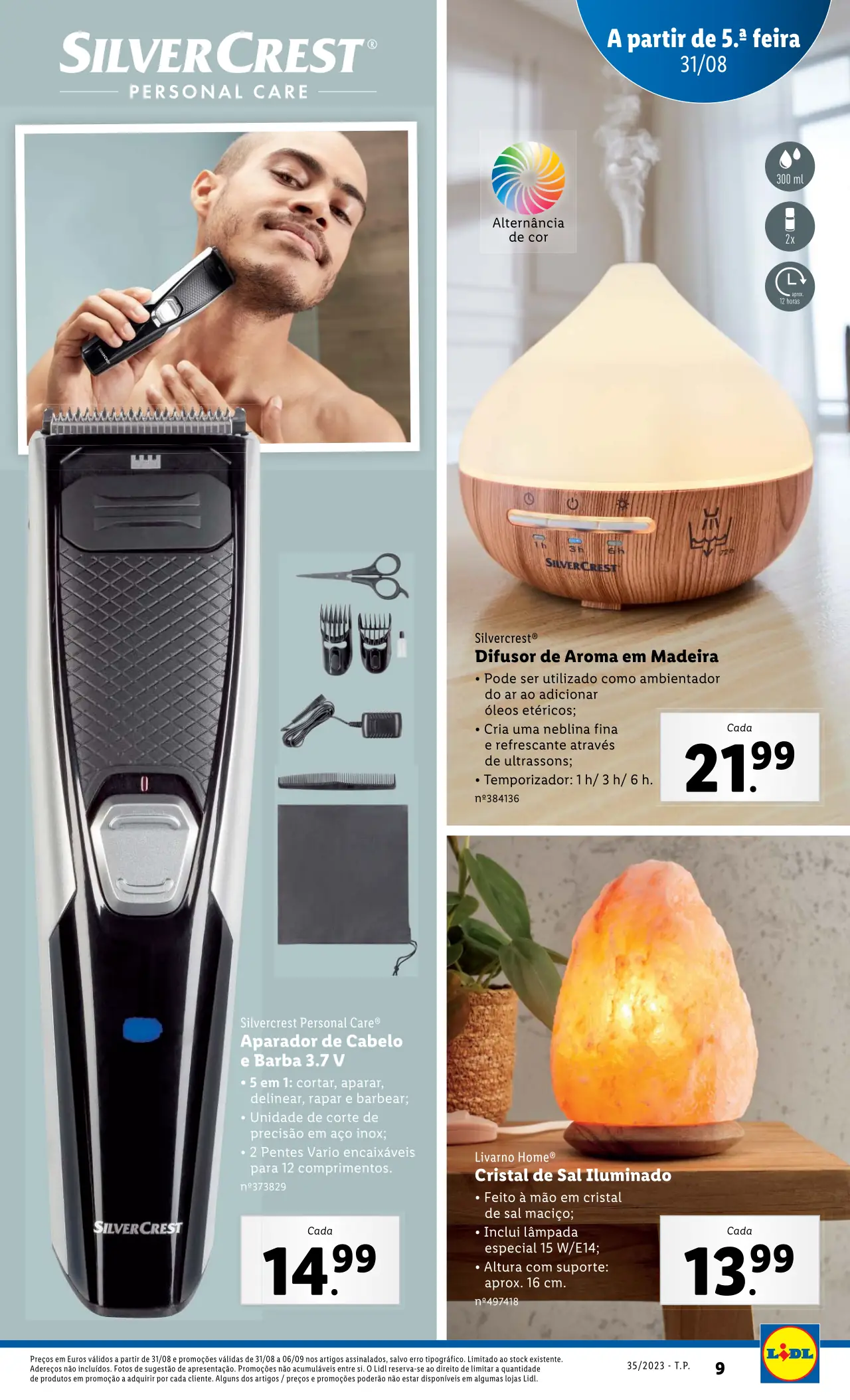 Antevis&atilde;o Folheto LiDL Novidades (a partir de 31 agosto)