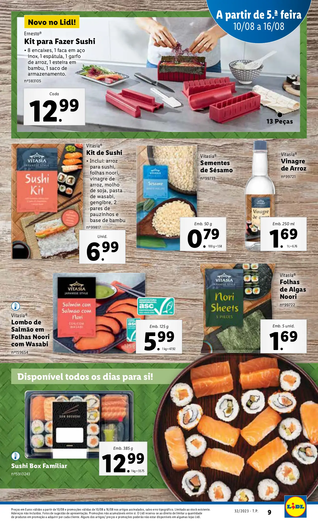 Antevis&atilde;o Folheto LiDL Novidades (a partir de 10 agosto)