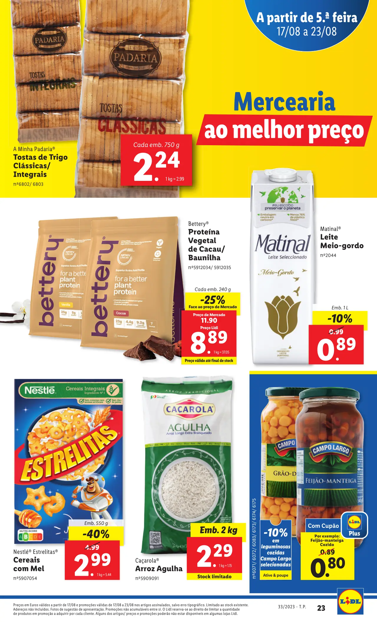 Antevis&atilde;o Folheto LiDL Promo&ccedil;&otilde;es (17 a 23 agosto)