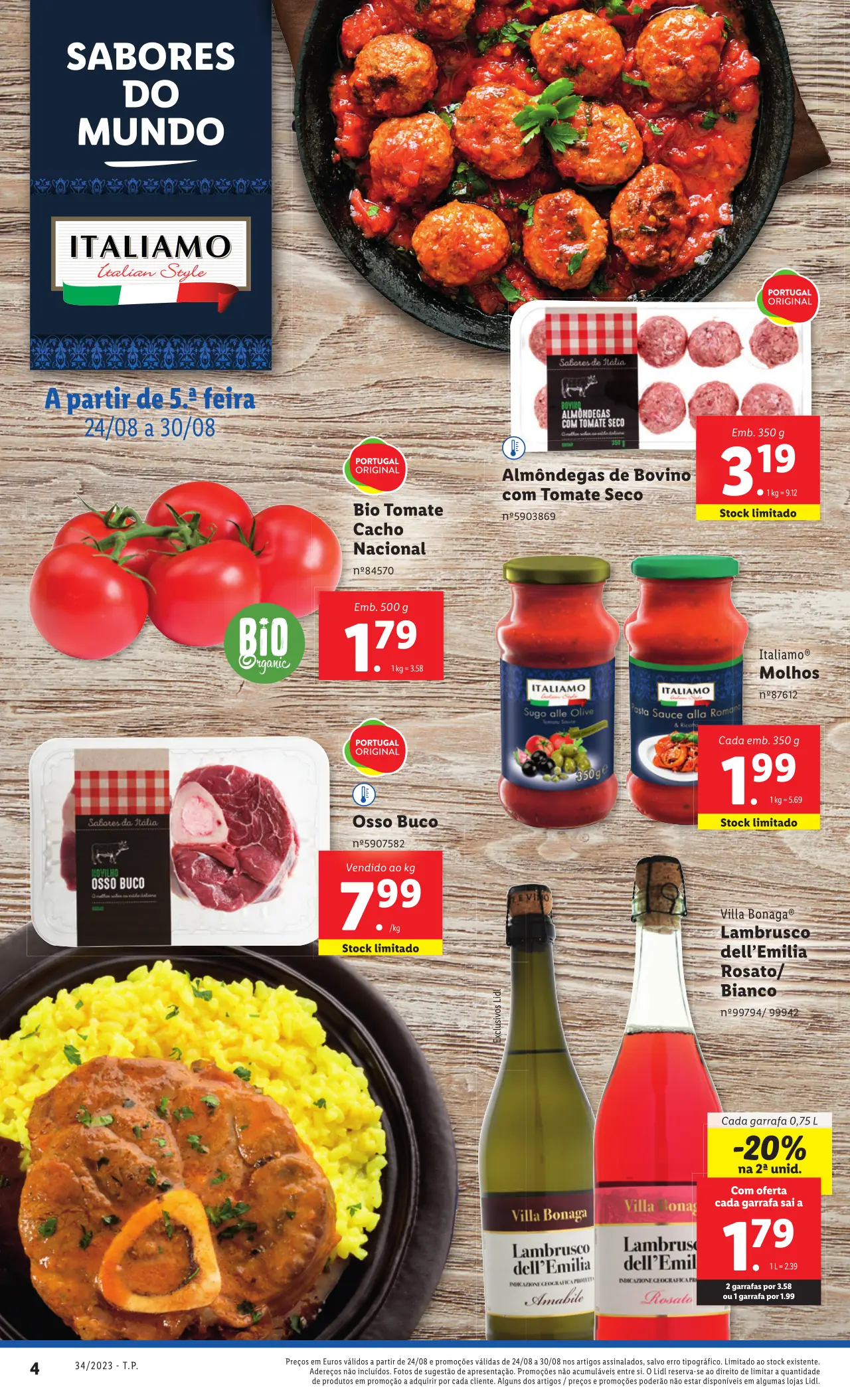 Antevis&atilde;o Folheto LiDL Promo&ccedil;&otilde;es (24 a 30 agosto)