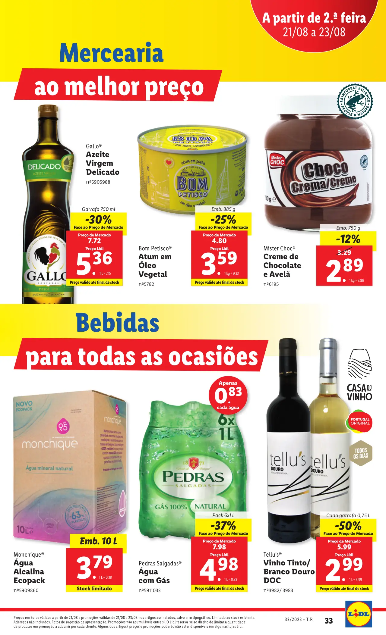 Antevis&atilde;o Folheto LiDL Promo&ccedil;&otilde;es (17 a 23 agosto)