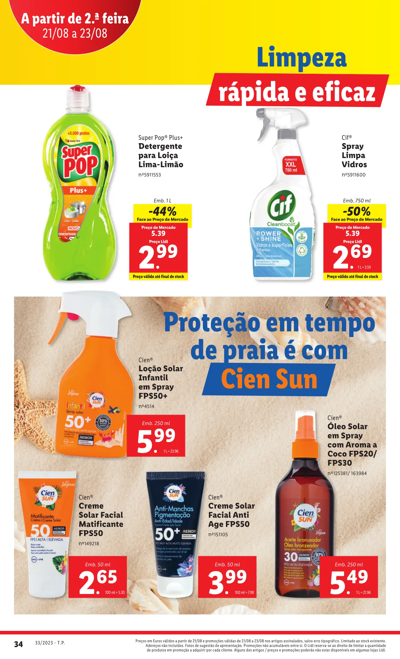 Antevis&atilde;o Folheto LiDL Promo&ccedil;&otilde;es (17 a 23 agosto)
