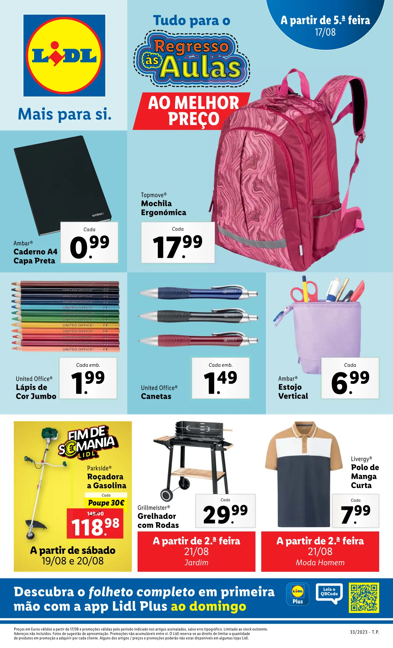 Antevis&atilde;o Folheto LiDL Promo&ccedil;&otilde;es (17 a 23 agosto)