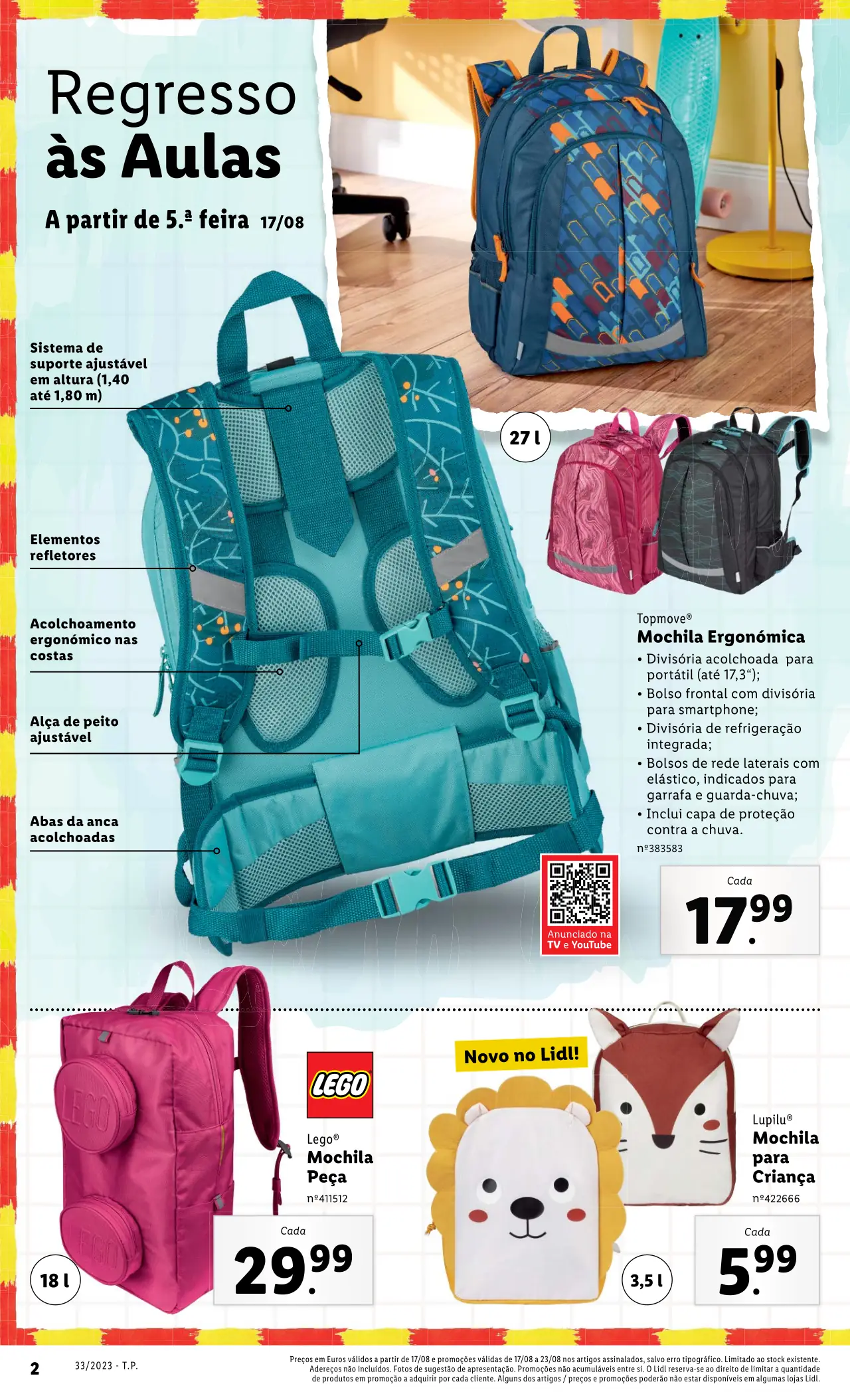 Antevis&atilde;o Folheto LiDL Promo&ccedil;&otilde;es (17 a 23 agosto)