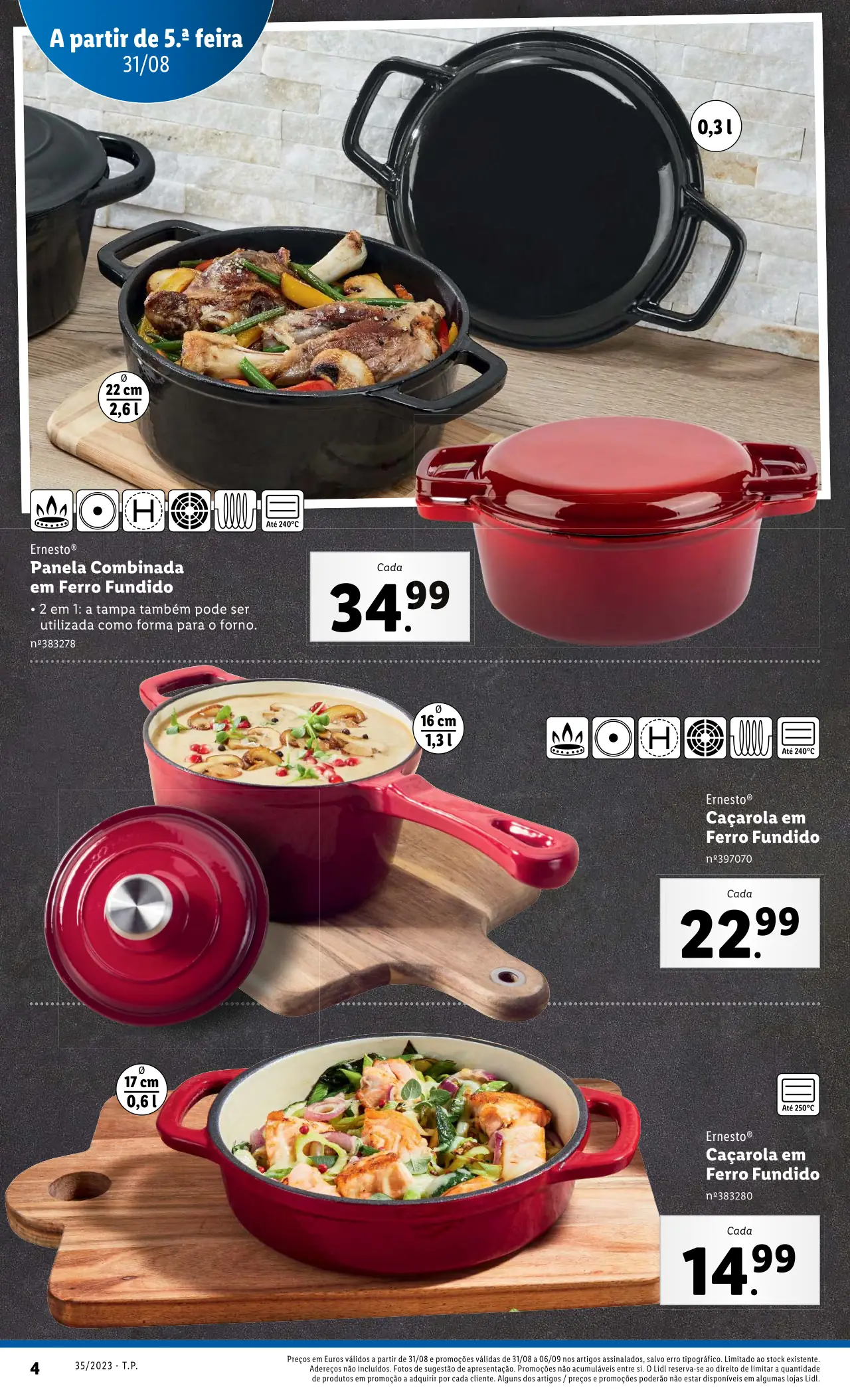 Antevis&atilde;o Folheto LiDL Promo&ccedil;&otilde;es (31 agosto a 6 setembro)